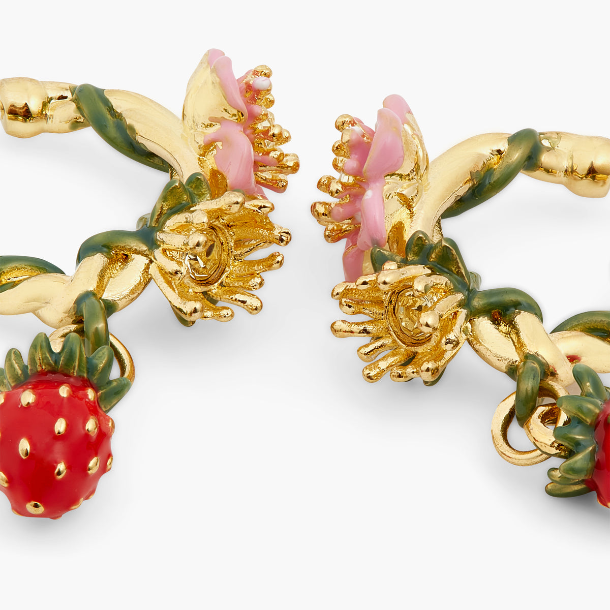 Wild Strawberry Hoop Earrings | ATBG1031