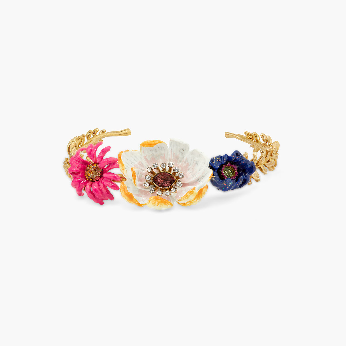 Flower Bouquet Cuff Bracelet | atfi2031