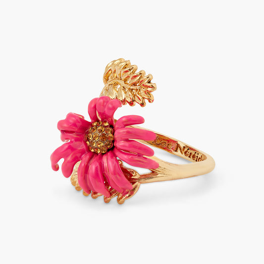 Purple Coneflower Adjustable Ring | atfi6011