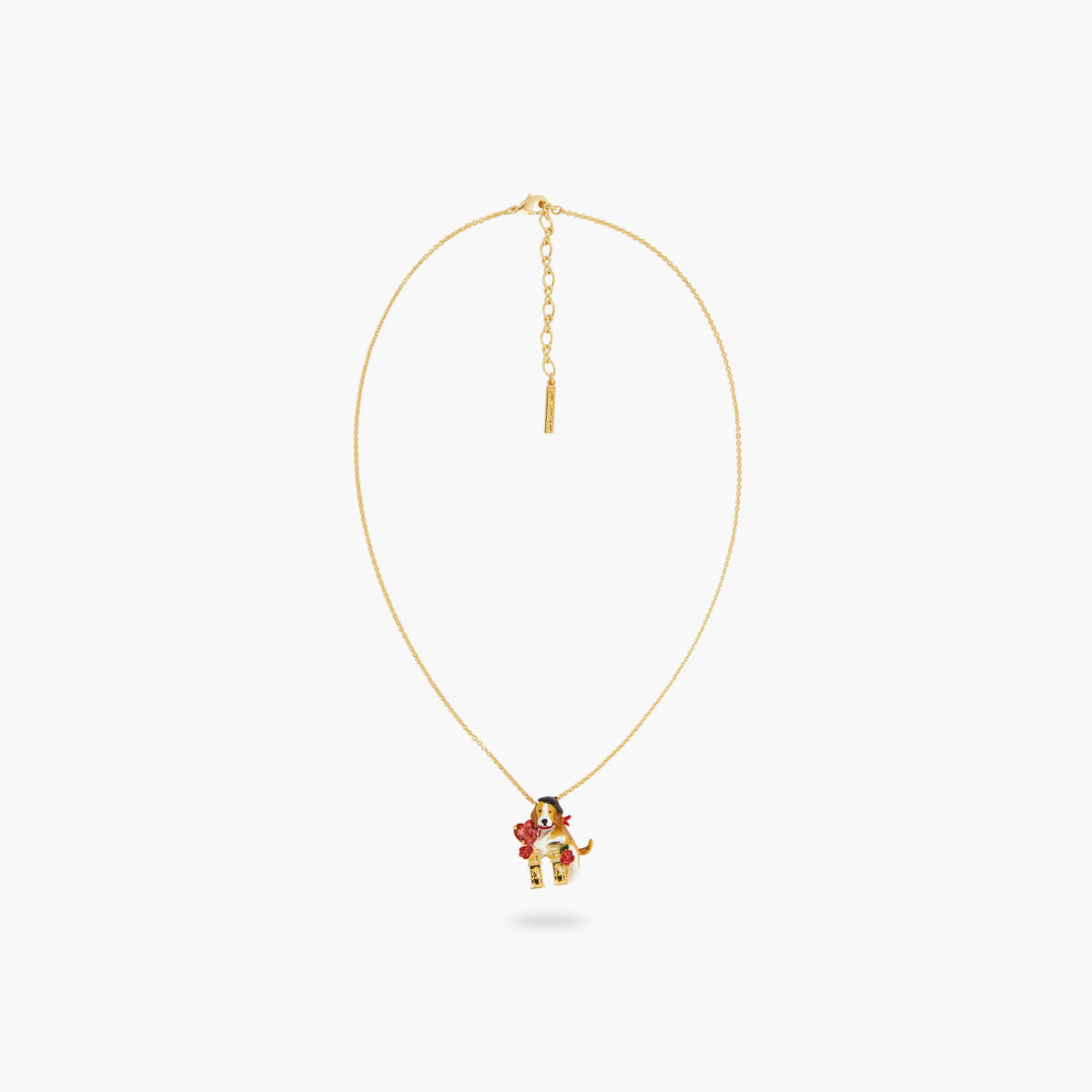 Beagle And Arc De Triomphe Pendant Necklace | atpa3041