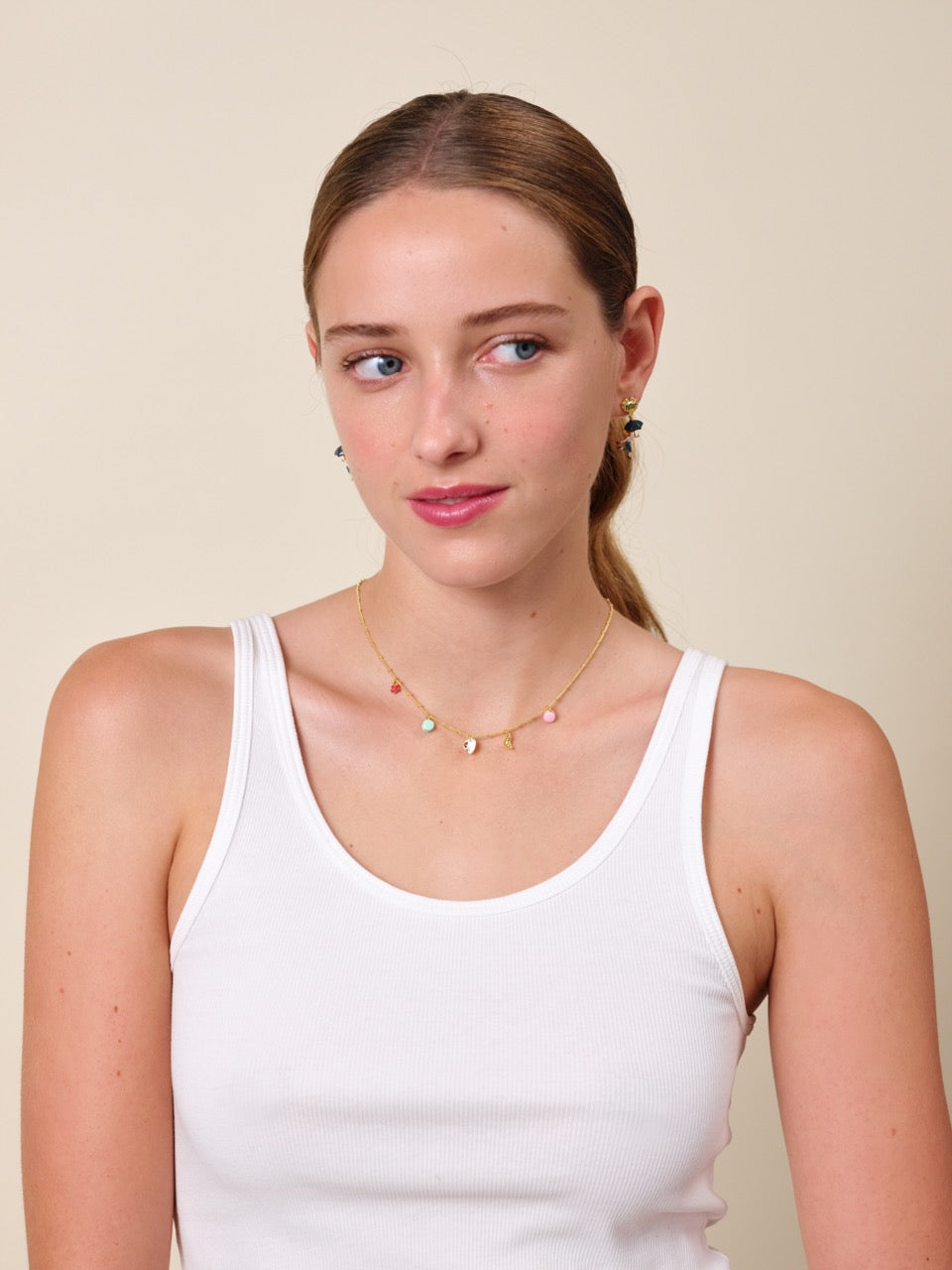 Parisian Symbols Charm Necklace | atpa3051