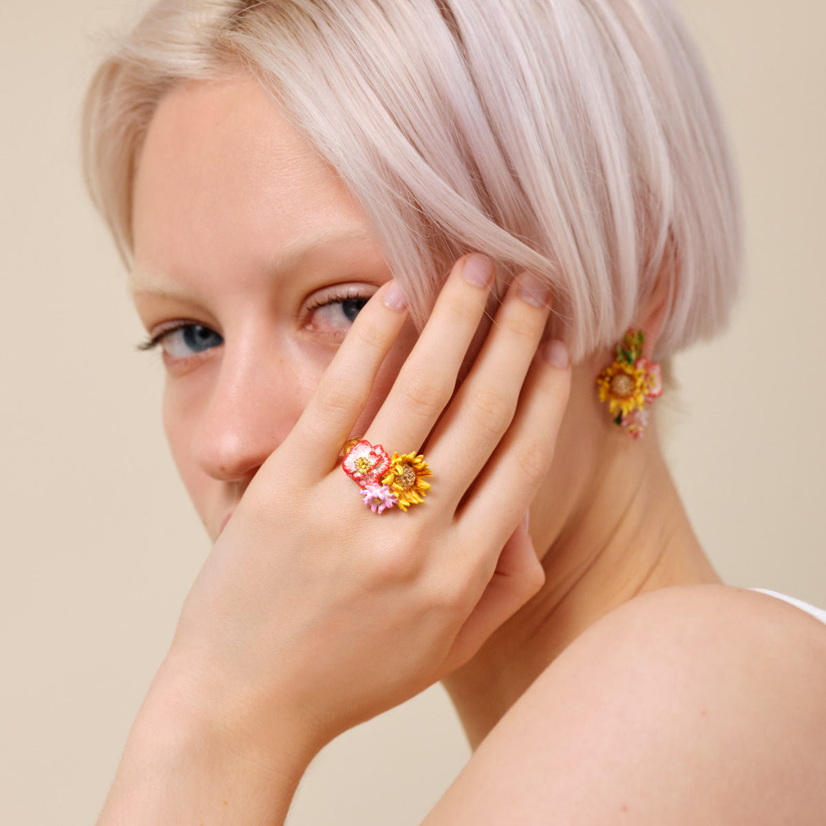 Wildflower Cocktail Ring | ATPO6011