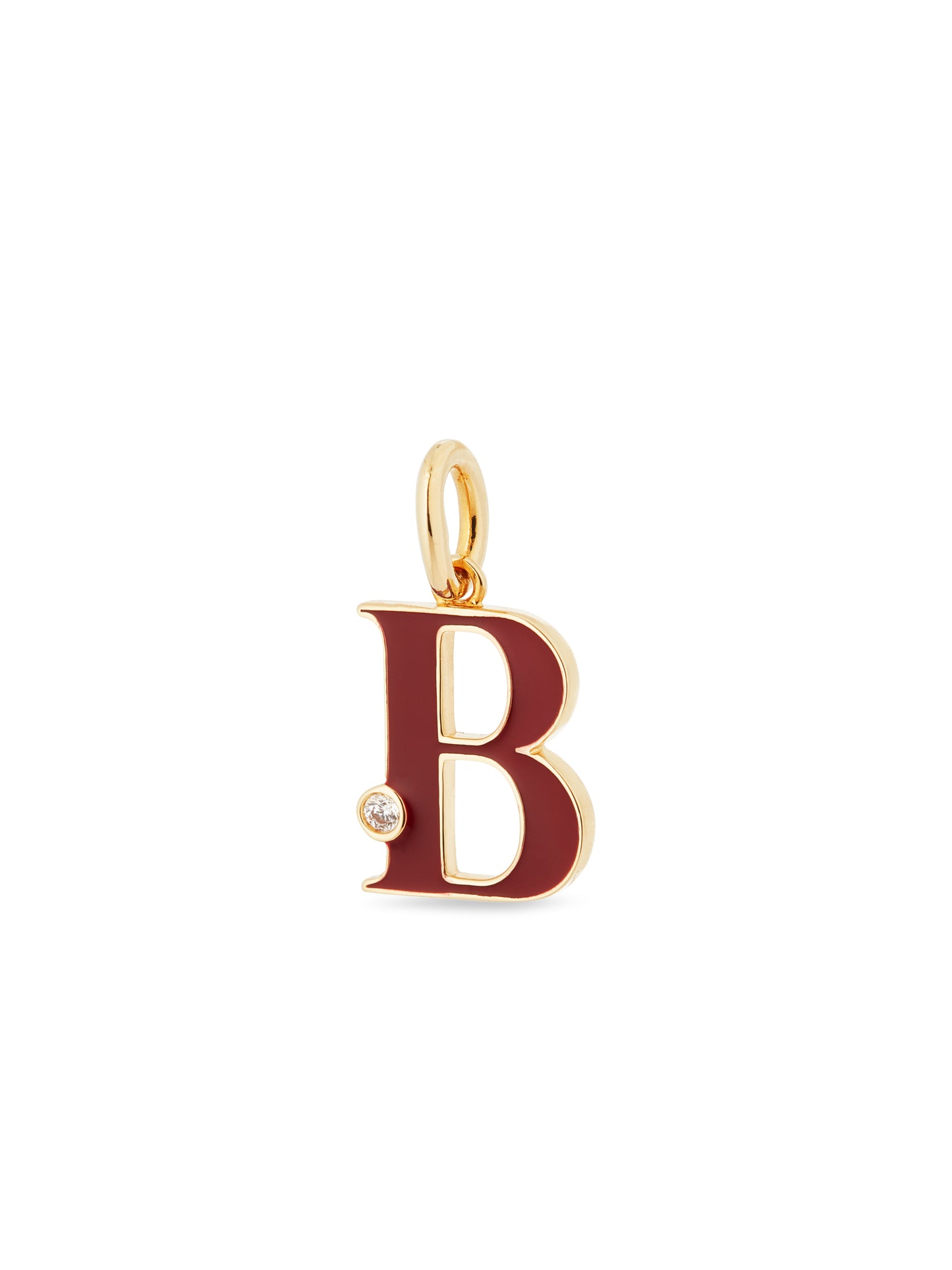 Letter B Pendant Necklace | auab3021