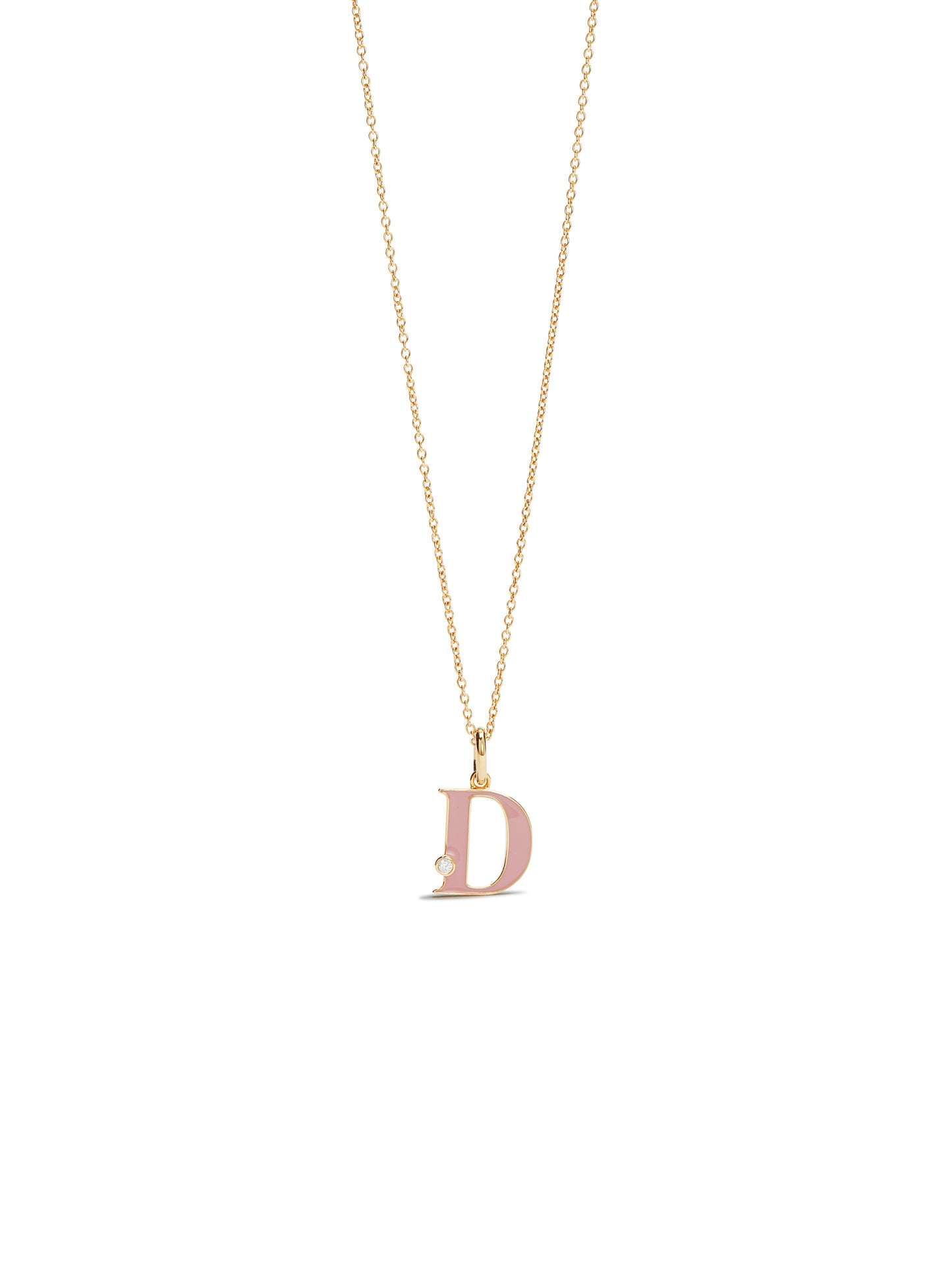 Letter D Pendant Necklace | auab3041
