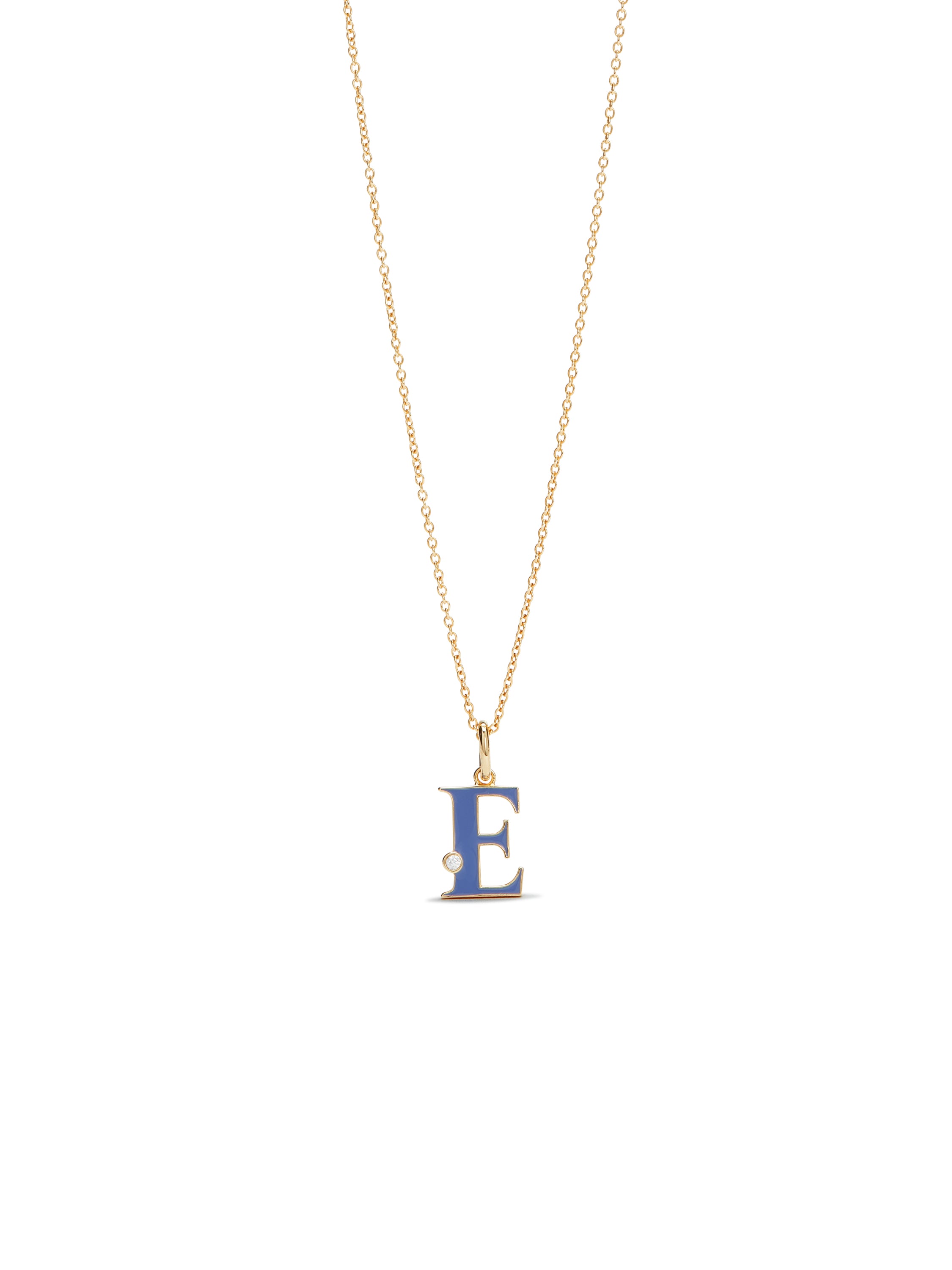 Letter E Pendant Necklace | auab3051 – Love Persimmon