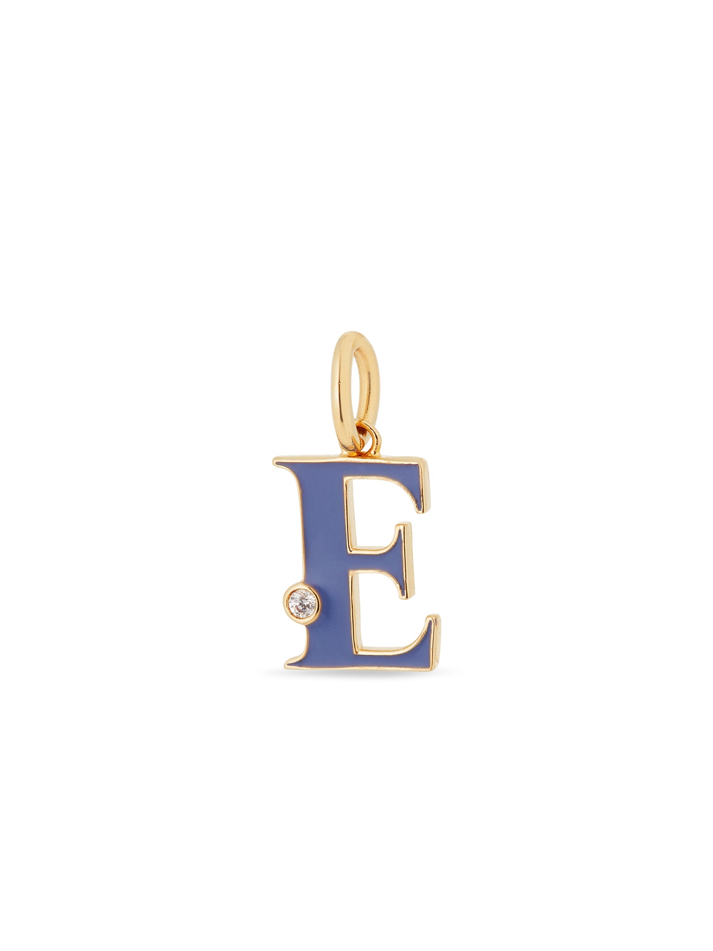 Letter E Pendant Necklace | auab3051