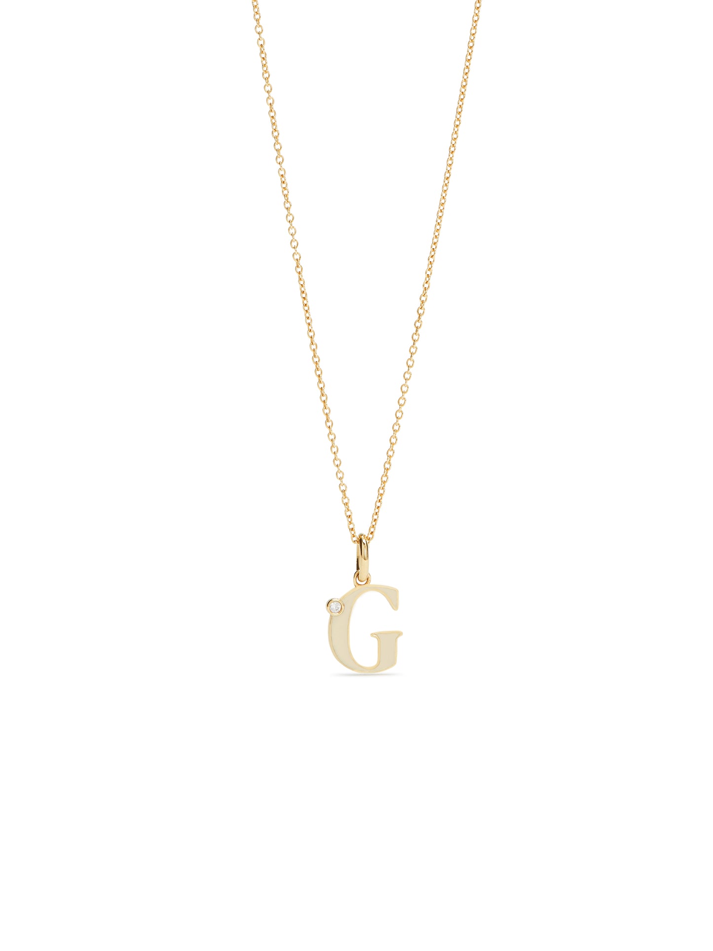 Letter G Pendant Necklace | auab3071