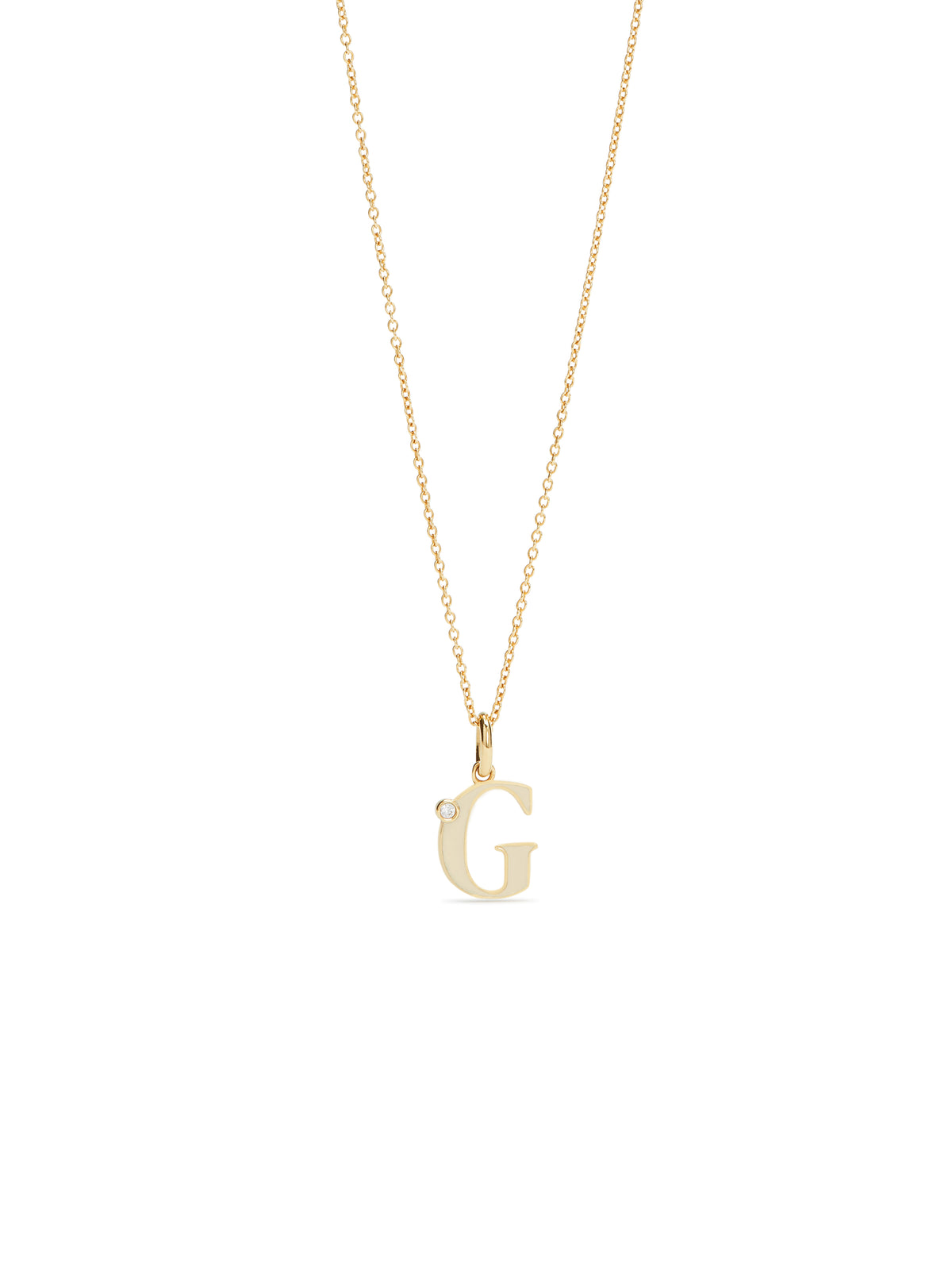 Letter G Pendant Necklace | auab3071