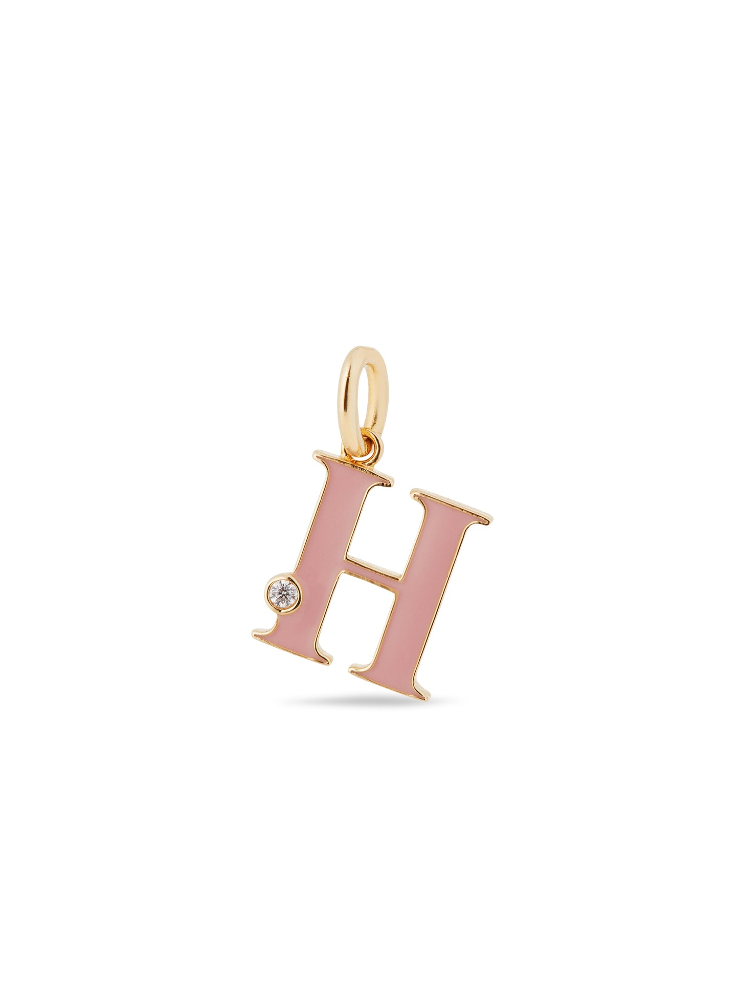 Letter H Pendant Necklace | auab3081