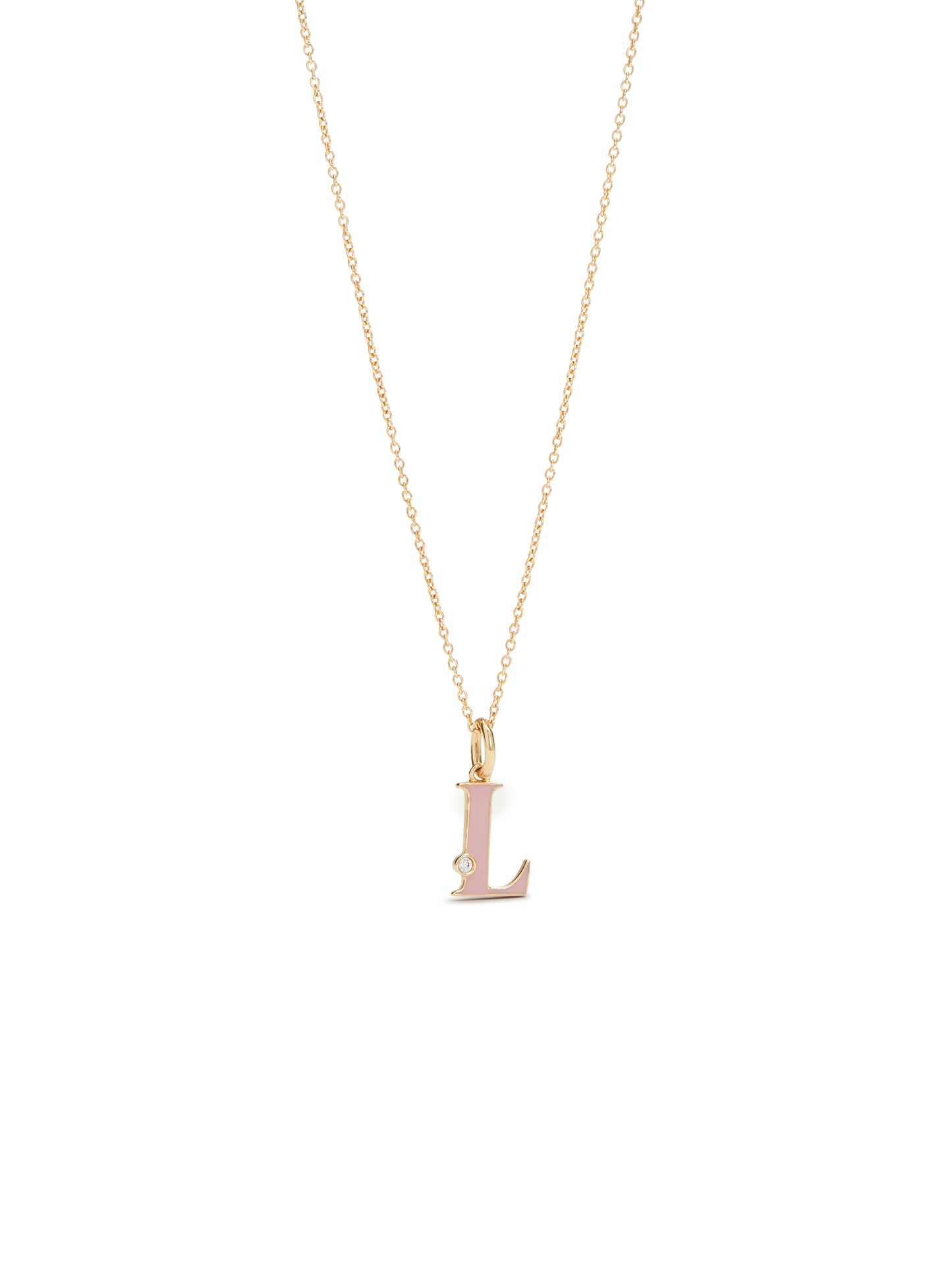 Letter L Pendant Necklace | auab3121