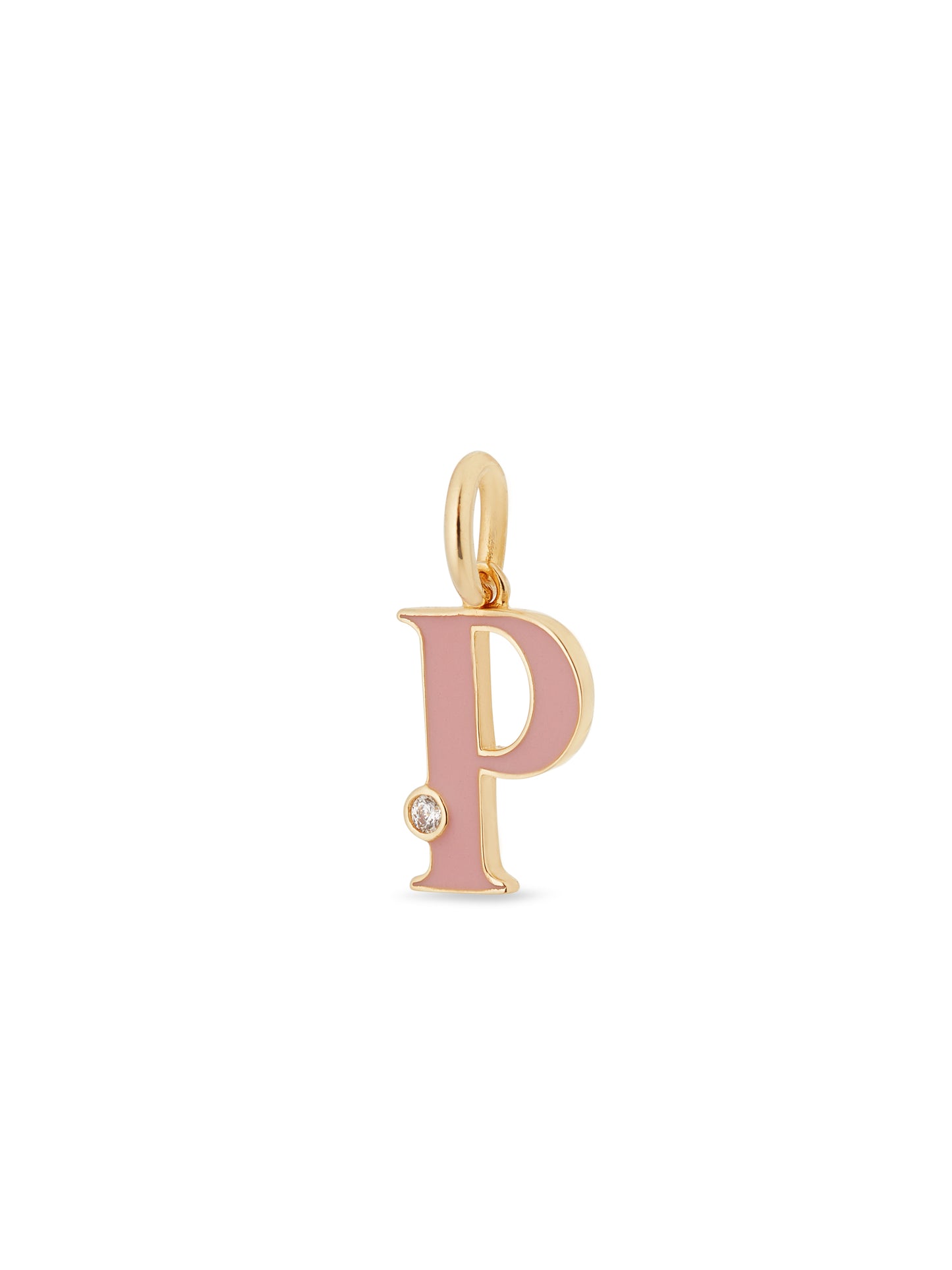 Letter P Pendant Necklace | auab3161