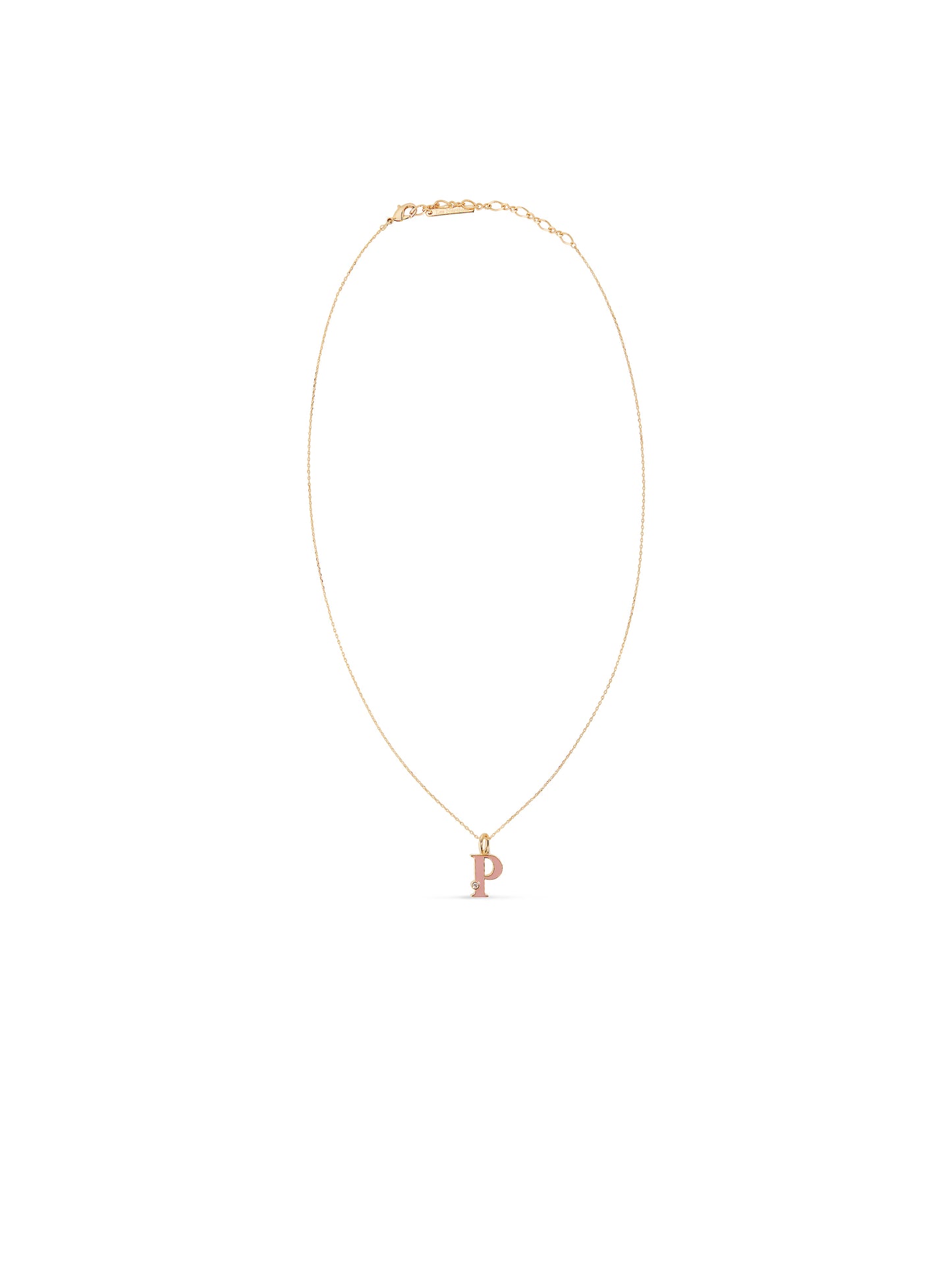 Letter P Pendant Necklace | auab3161