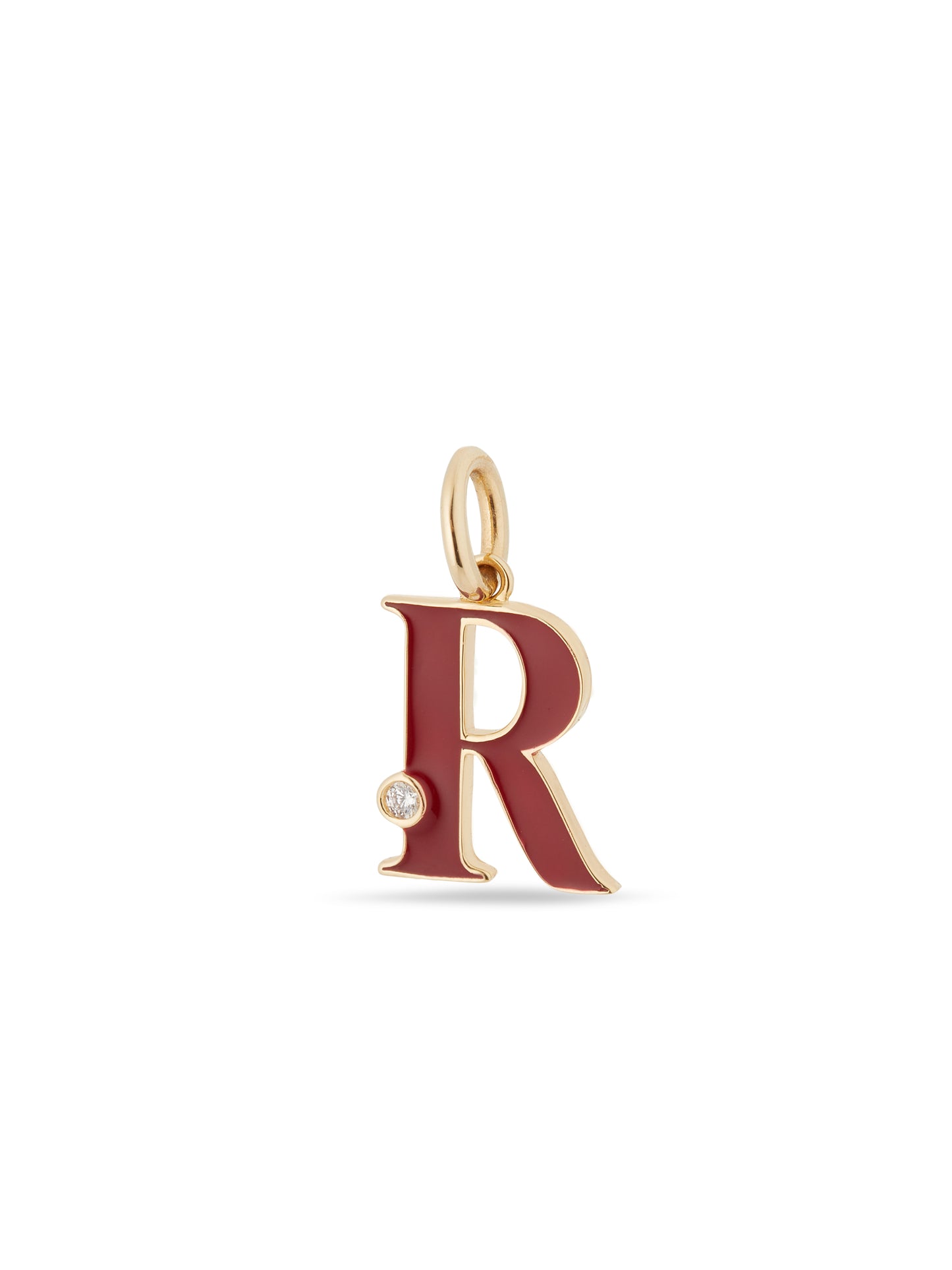 Letter R Pendant Necklace | auab3181