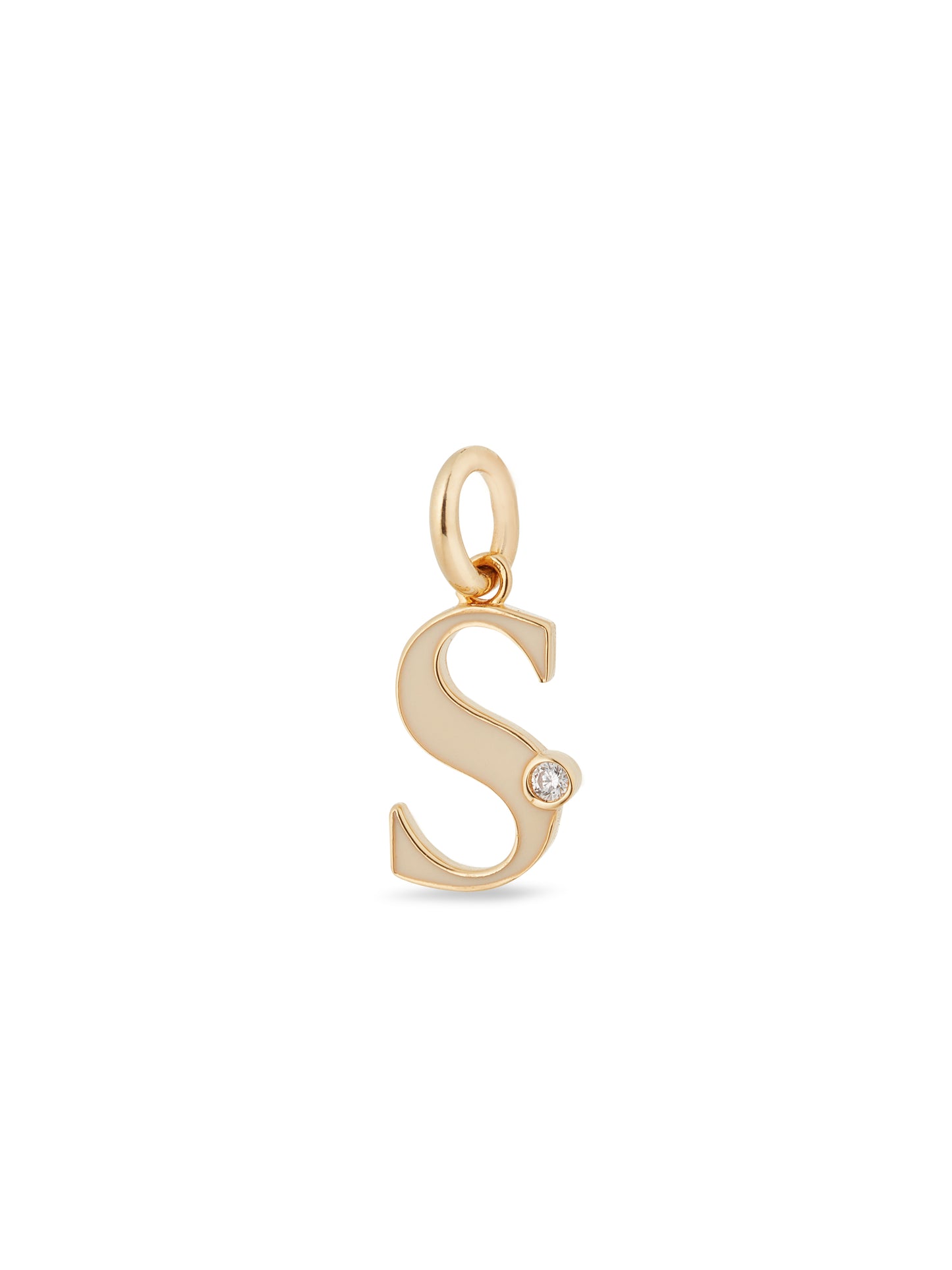 Letter S Pendant Necklace | auab3191