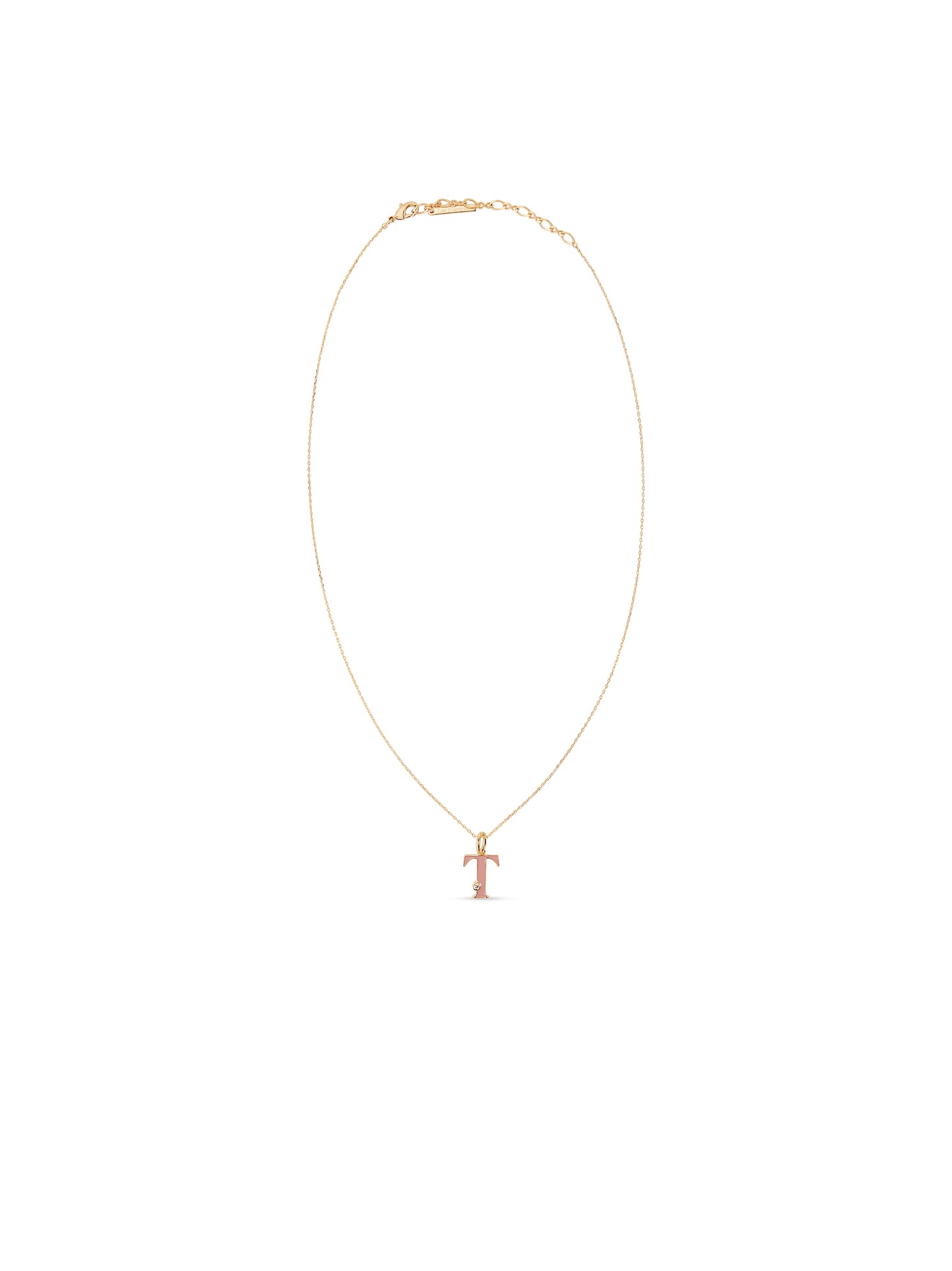 Letter T Pendant Necklace | auab3201