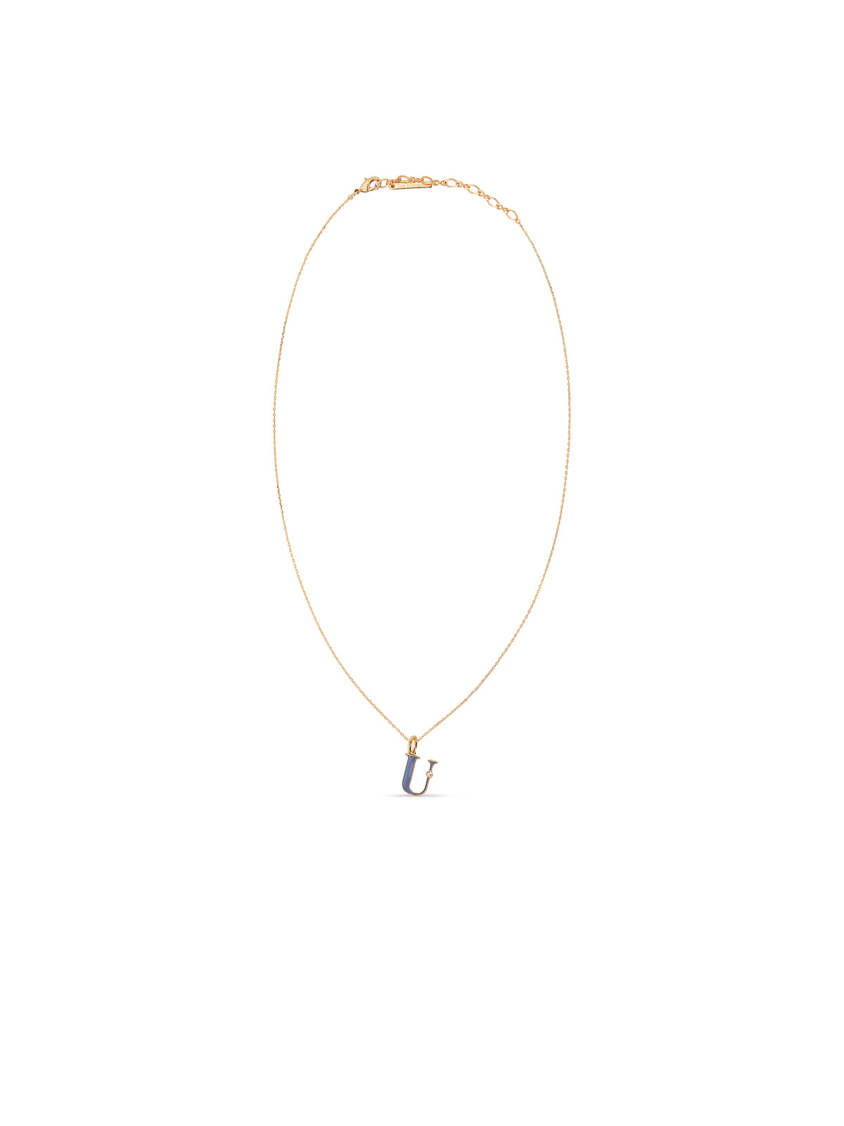 Letter U Pendant Necklace | auab3211