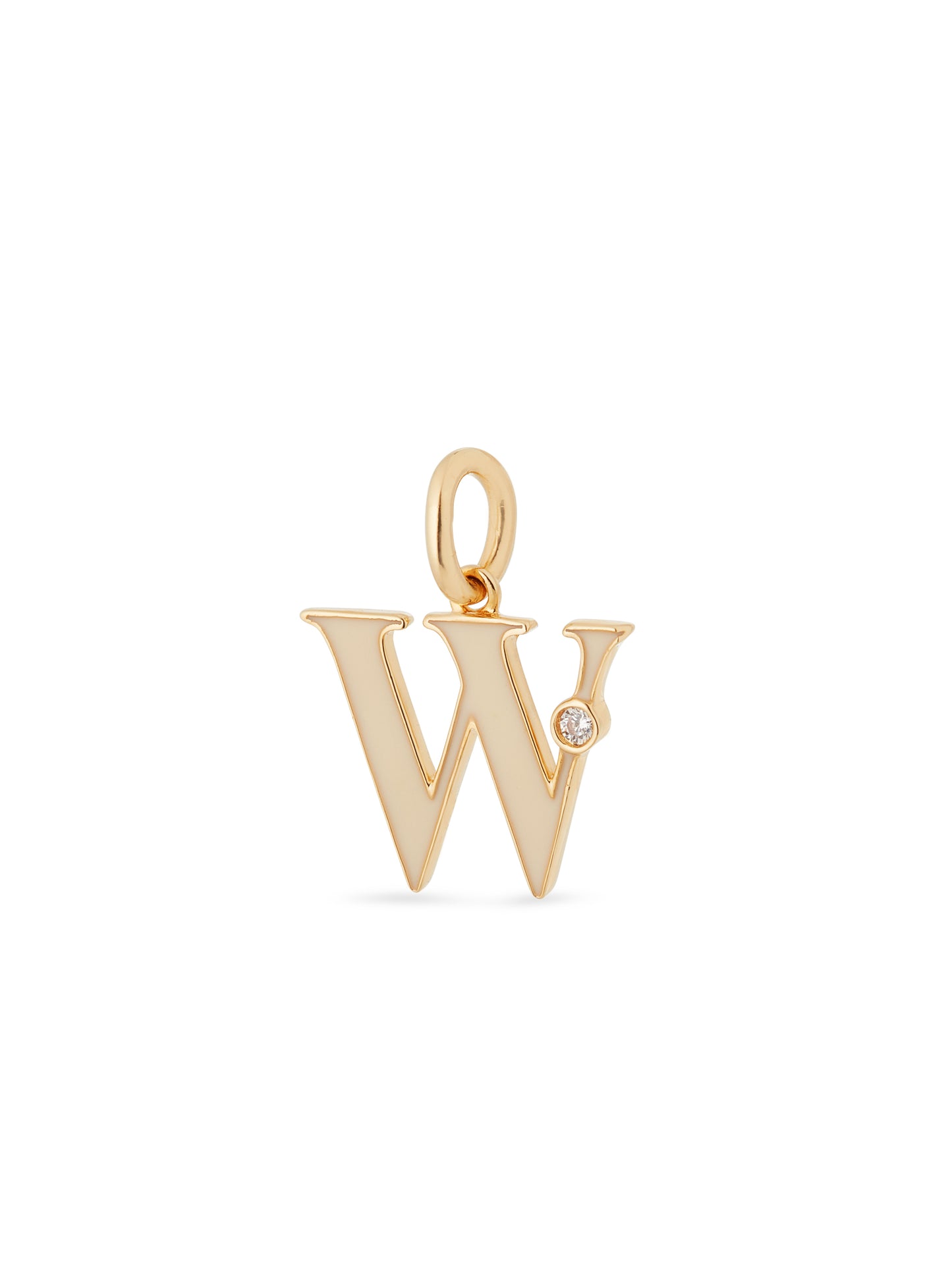Letter W Pendant Necklace | auab3231
