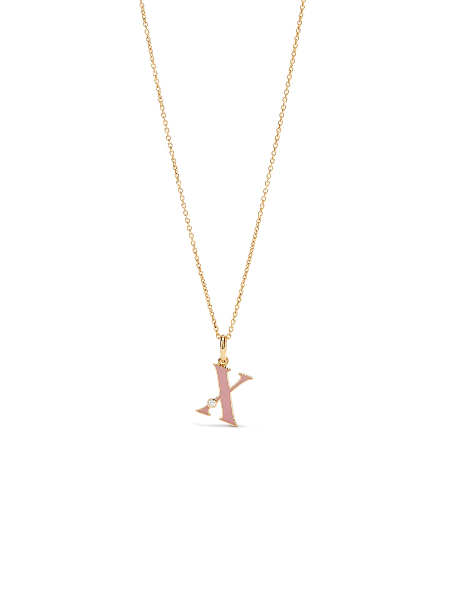 Letter X Pendant Necklace | auab3241