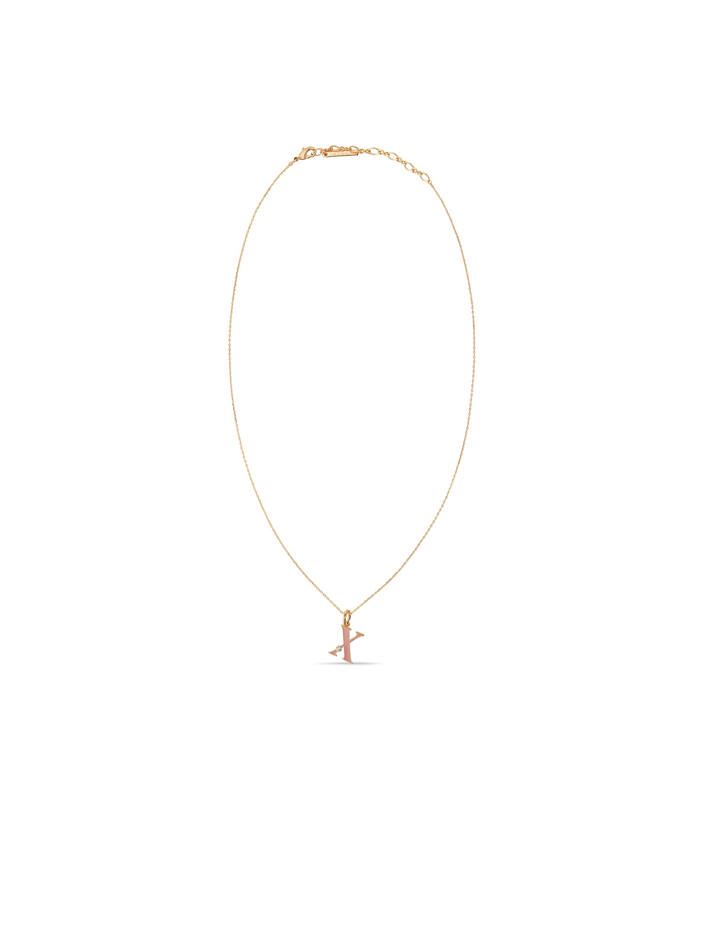 Letter X Pendant Necklace | auab3241