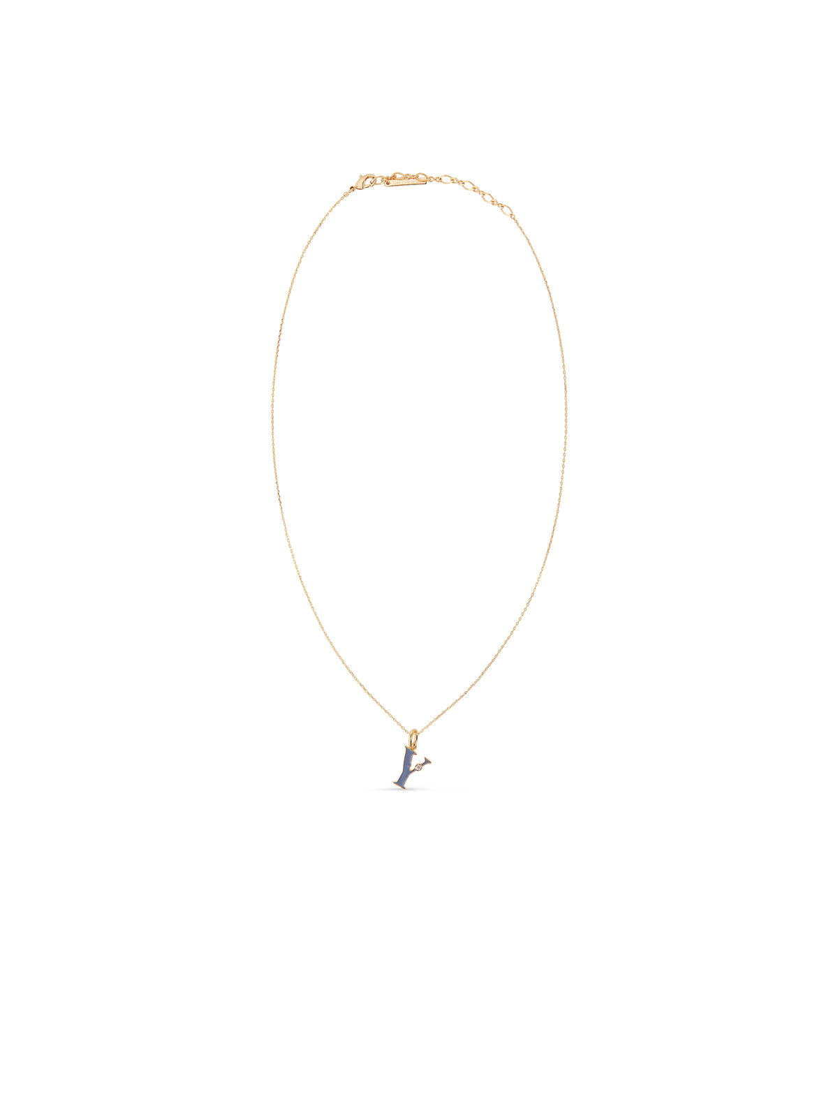 Letter Y Pendant Necklace | auab3251