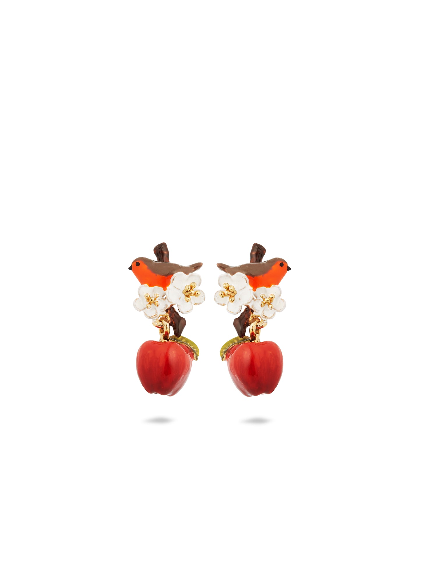 Robin And Apple Earrings | audc1021