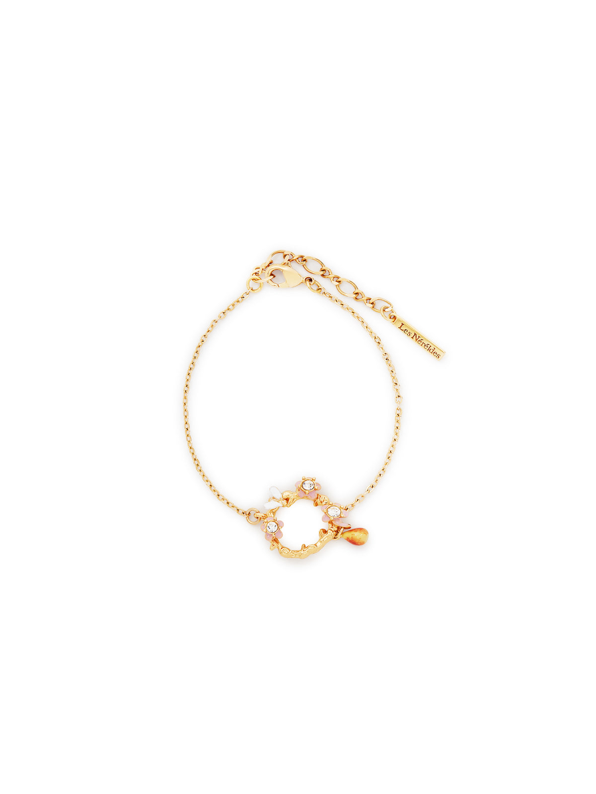 Apple Blossom, Pear And Bee Fine Bracelet | audc2021