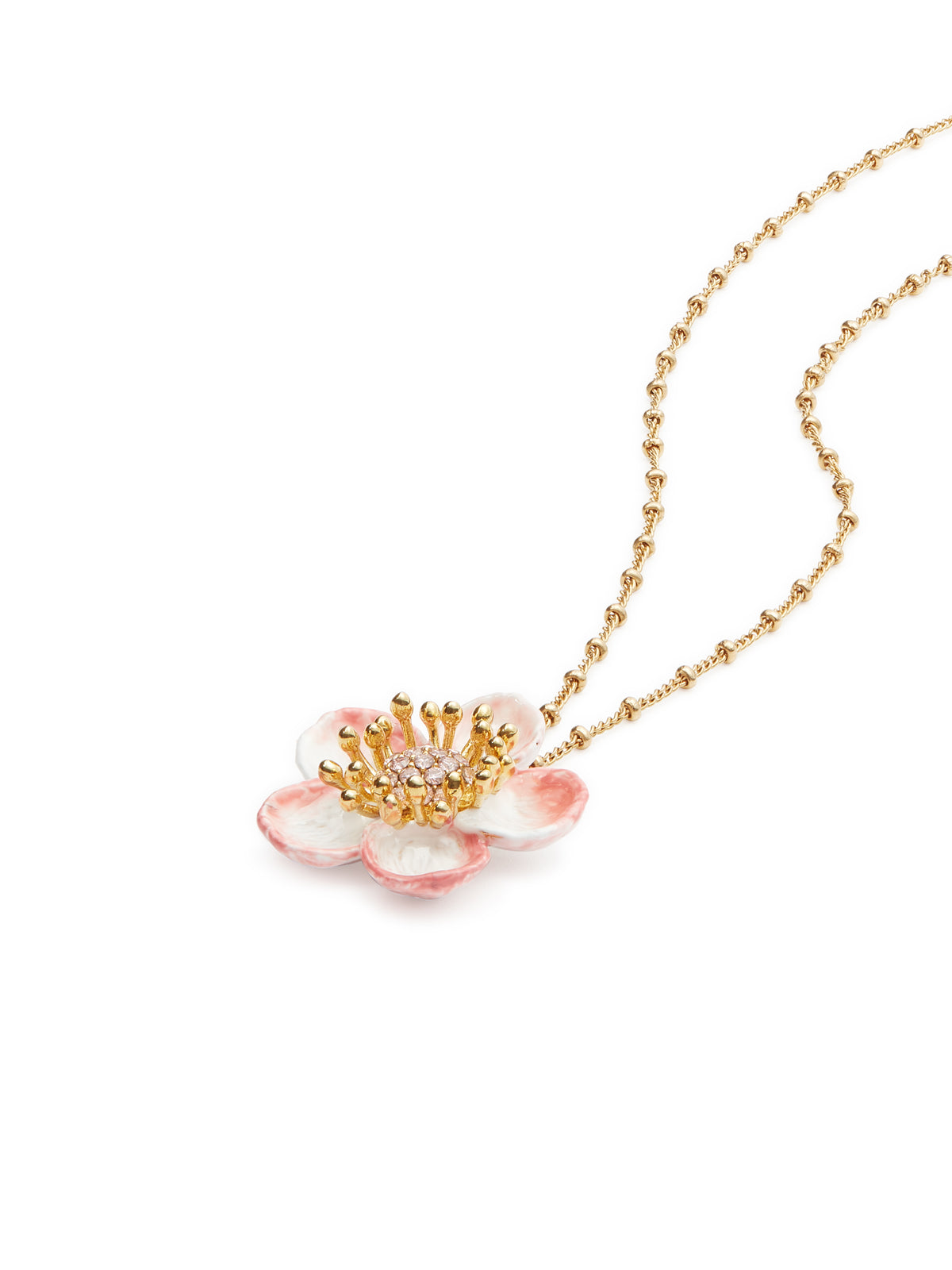 Apple Blossom Pendant Necklace | audc3041