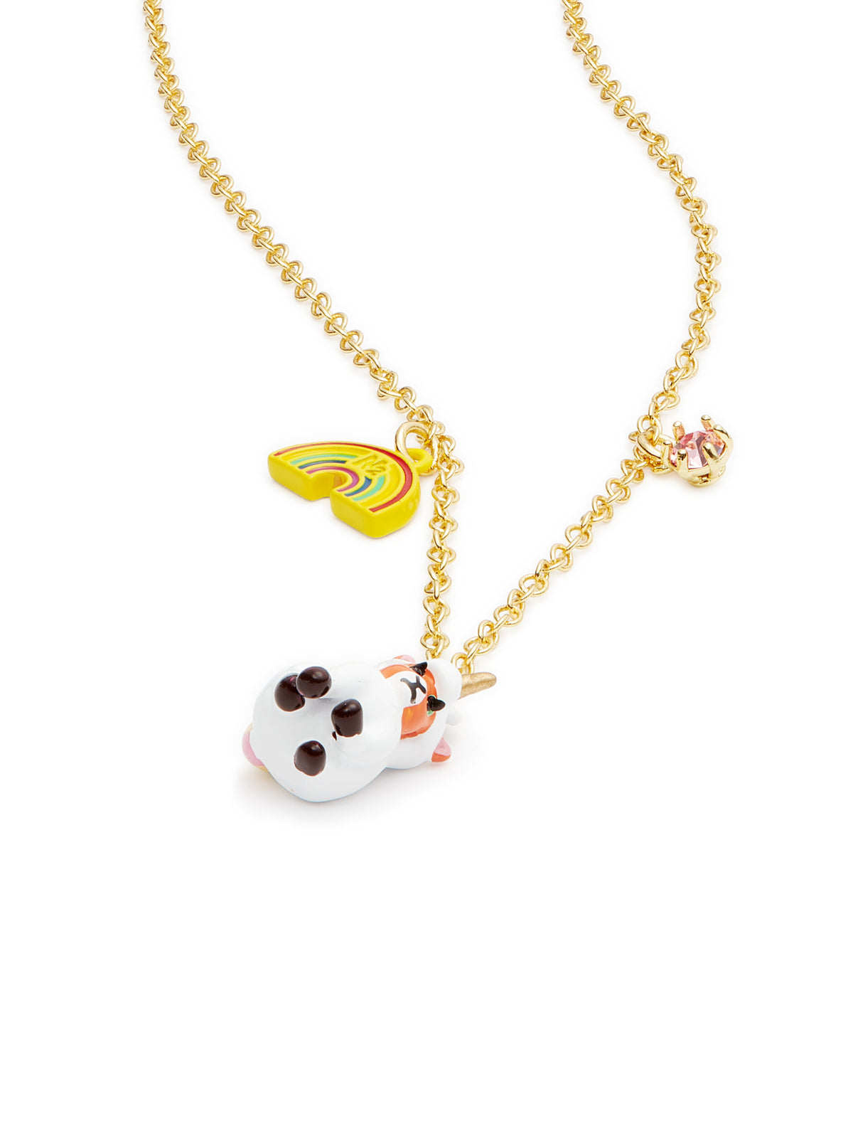 Unicorn And Rainbow Pendant Necklace | aufc3011