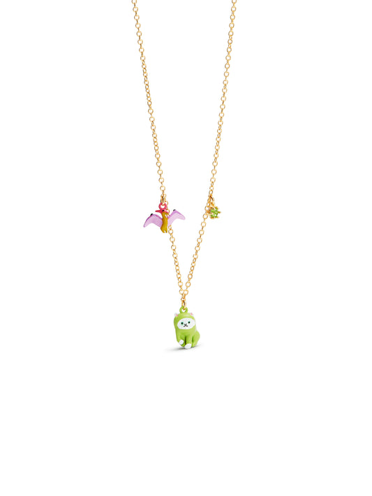 Dinosaur And Dragon Pendant Necklace | aufc3021