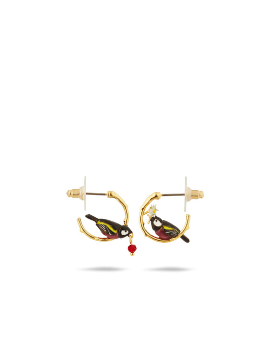 Asymmetrical Varied Tit Hoop Earrings