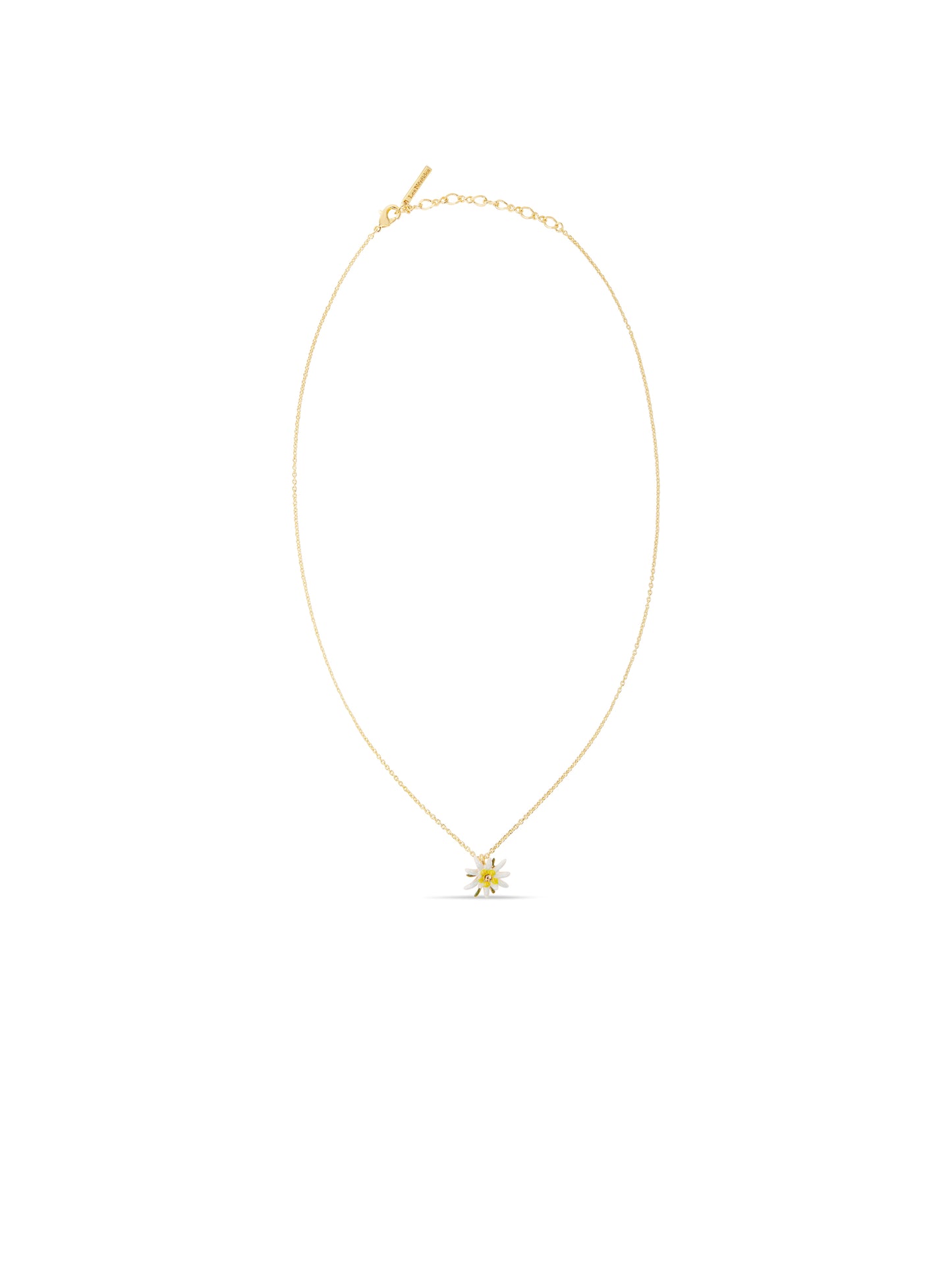 Edelweiss Flower Pendant Necklace | aula3031