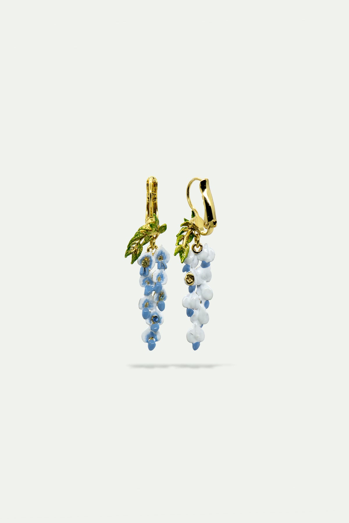 Wisteria And Crystal Earrings | auof1041
