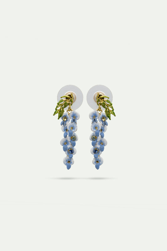 Wisteria And Crystal Earrings | auof1041