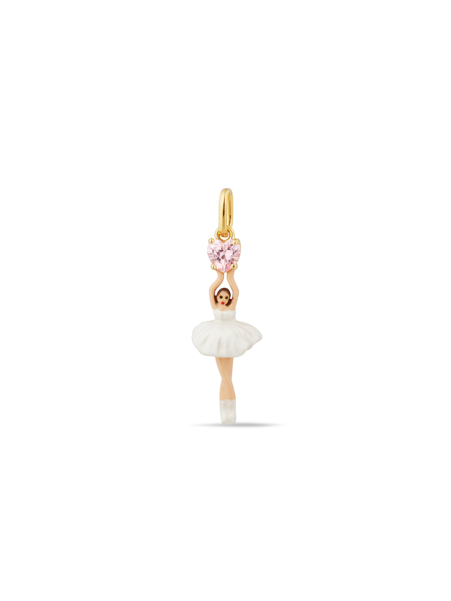 Ballerina And Cut Stone Pendant | aupe4111