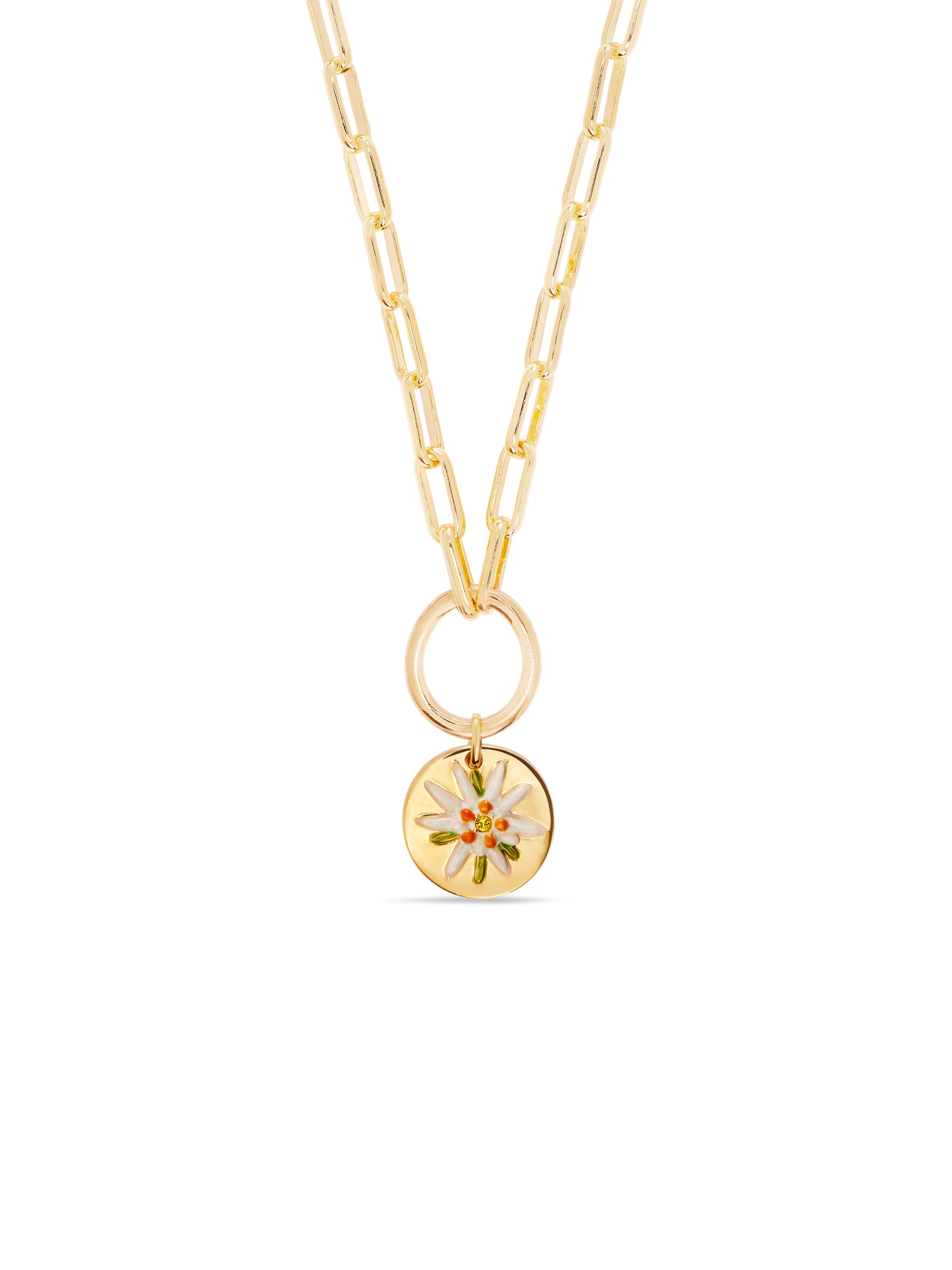 Edelweiss Flower Pendant | aupe4191