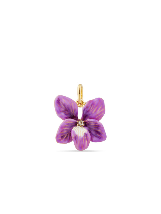 Purple Flower Pendant | aupe4231