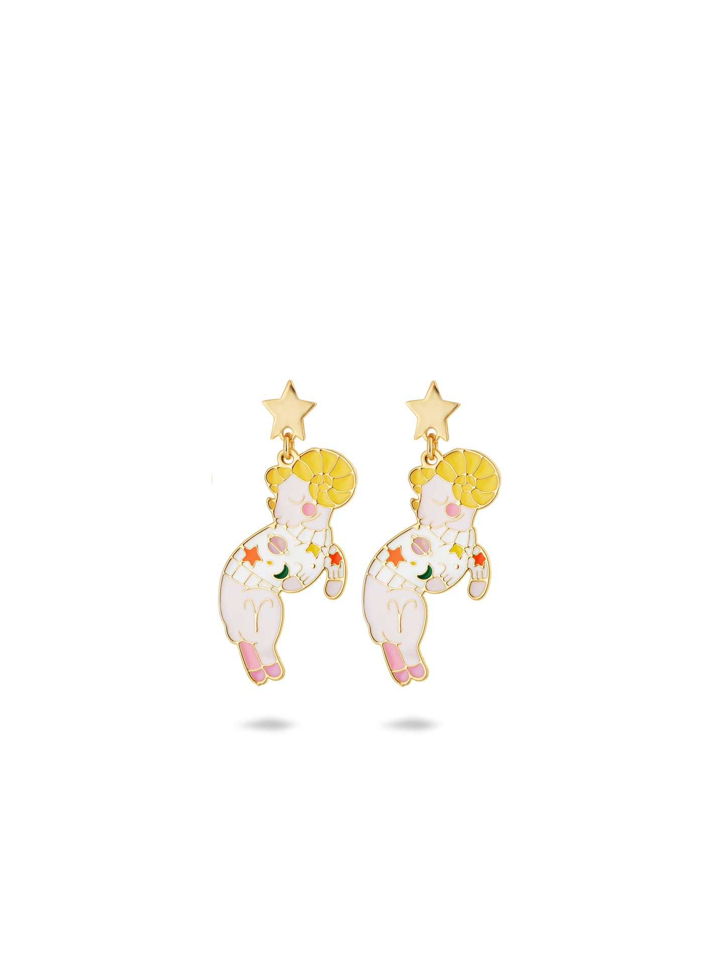 Aries Astrological Sign Earrings