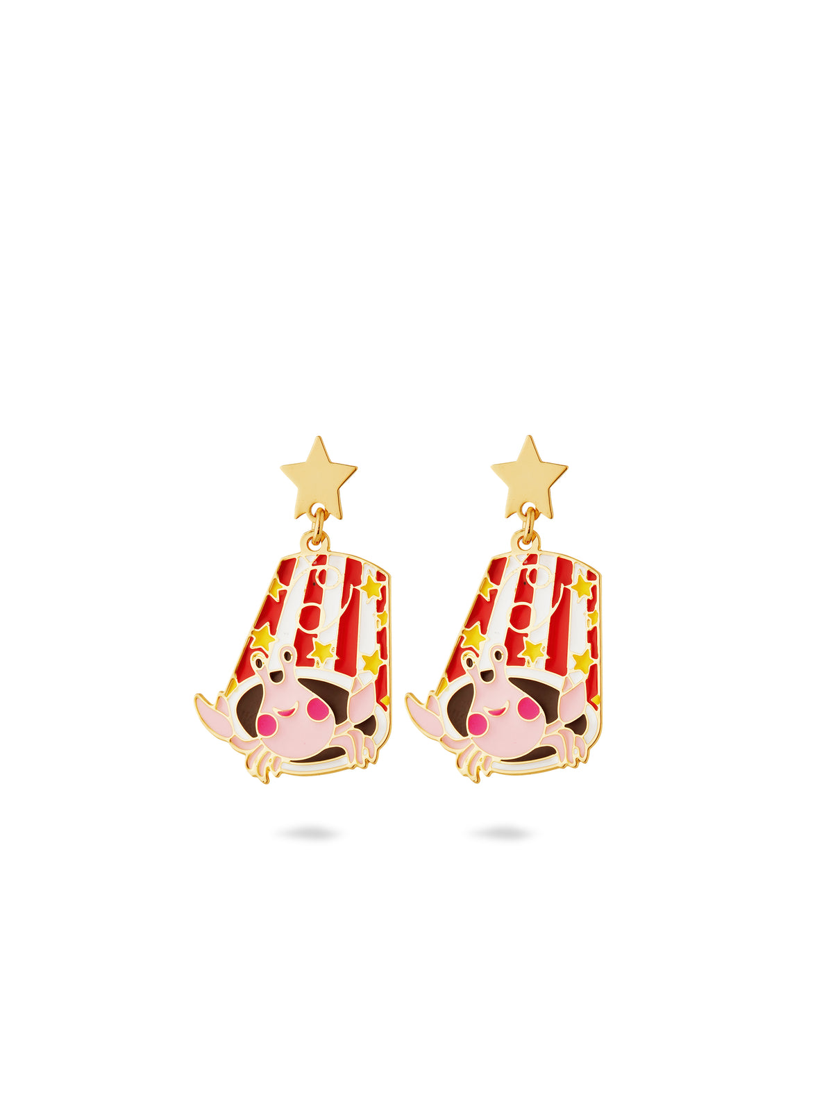 Cancer Astrological Sign Earrings | ausa1041