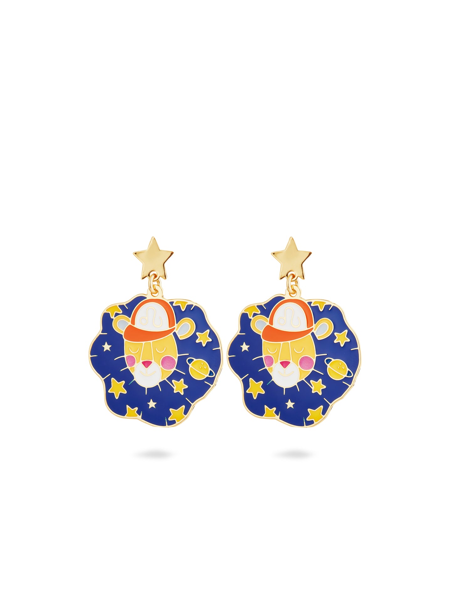 Leo Astrological Sign Earrings