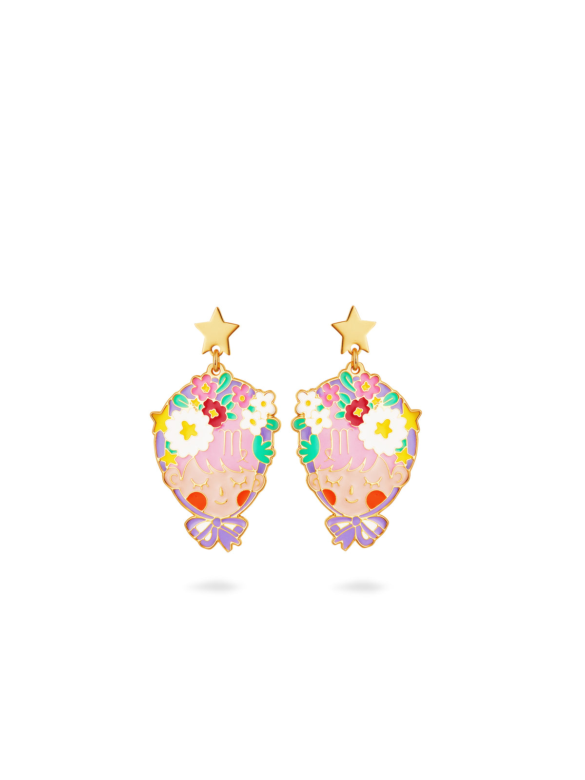 Virgo Astrological Sign Earrings | ausa1061