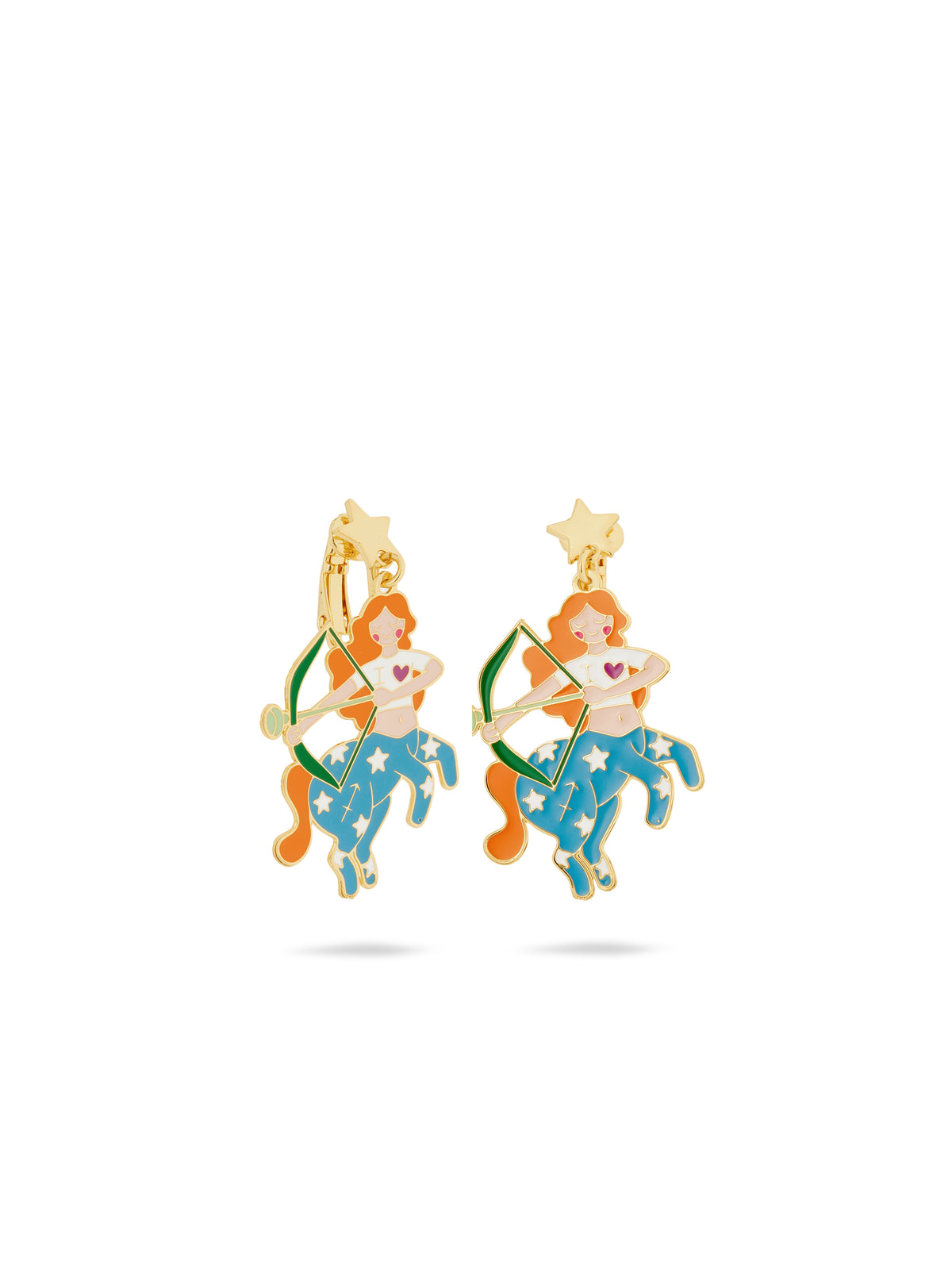 Sagittarius Astrological Sign Earrings | ausa1091