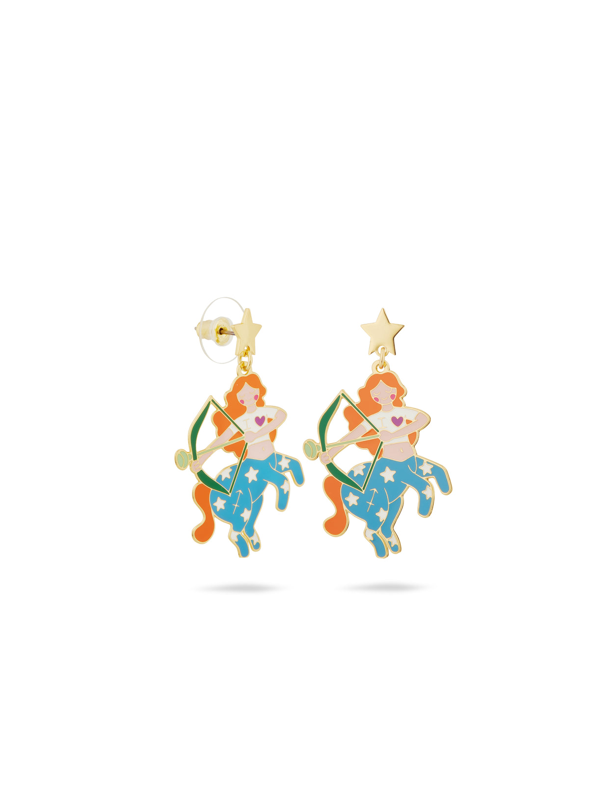 Sagittarius Astrological Sign Earrings | ausa1091
