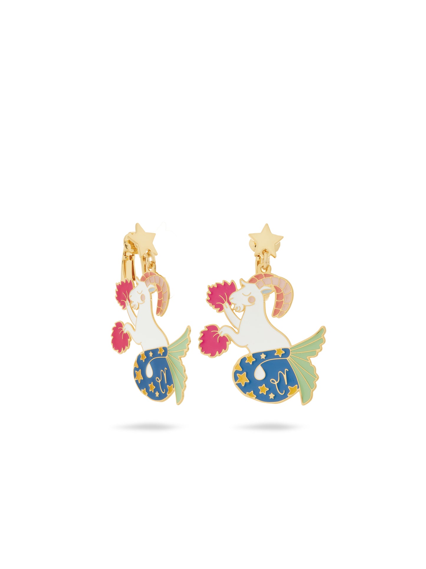 Capricorn Astrological Sign Earrings