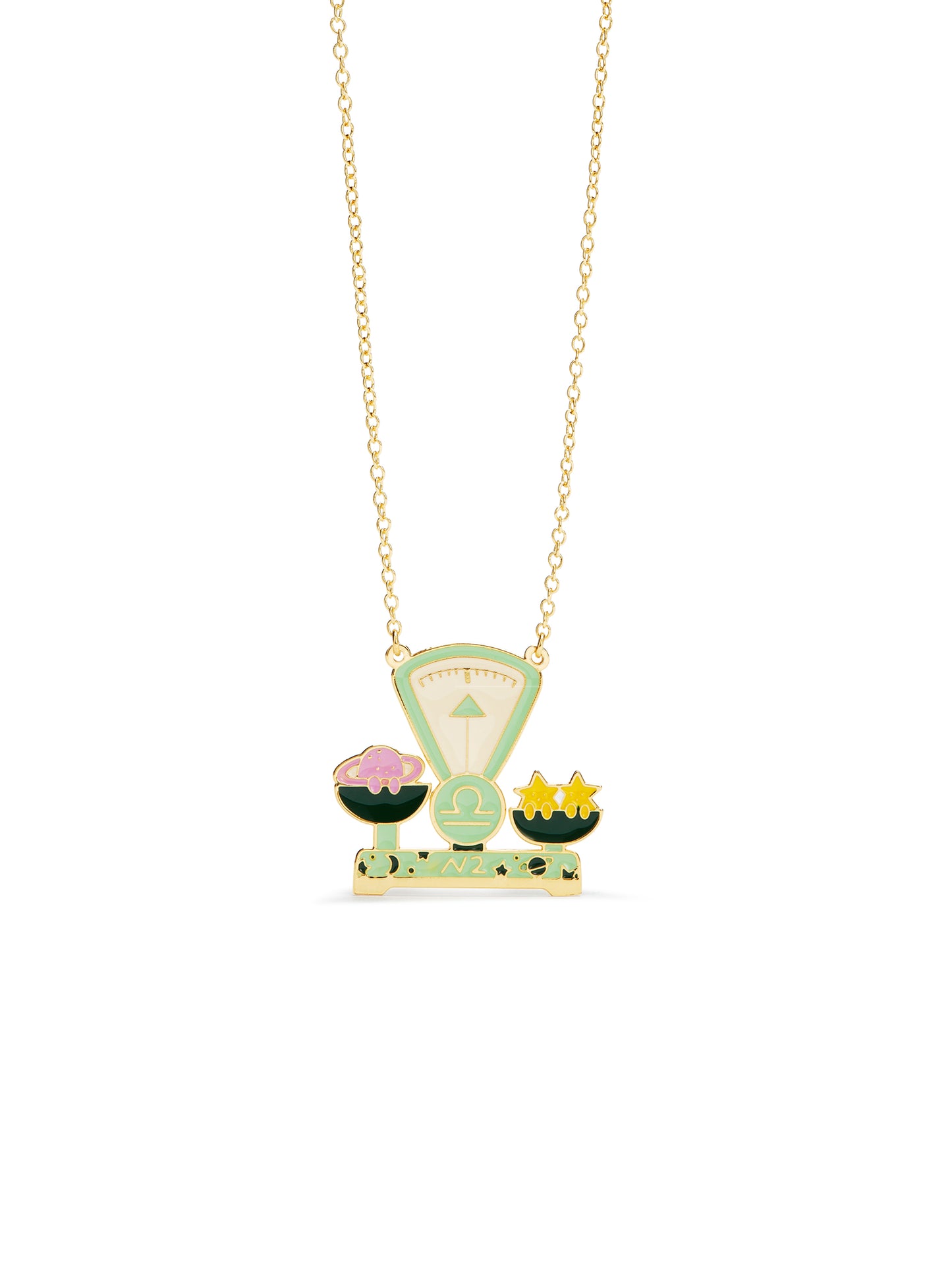 Libra Astrological Sign Pendant Necklace | ausa3071