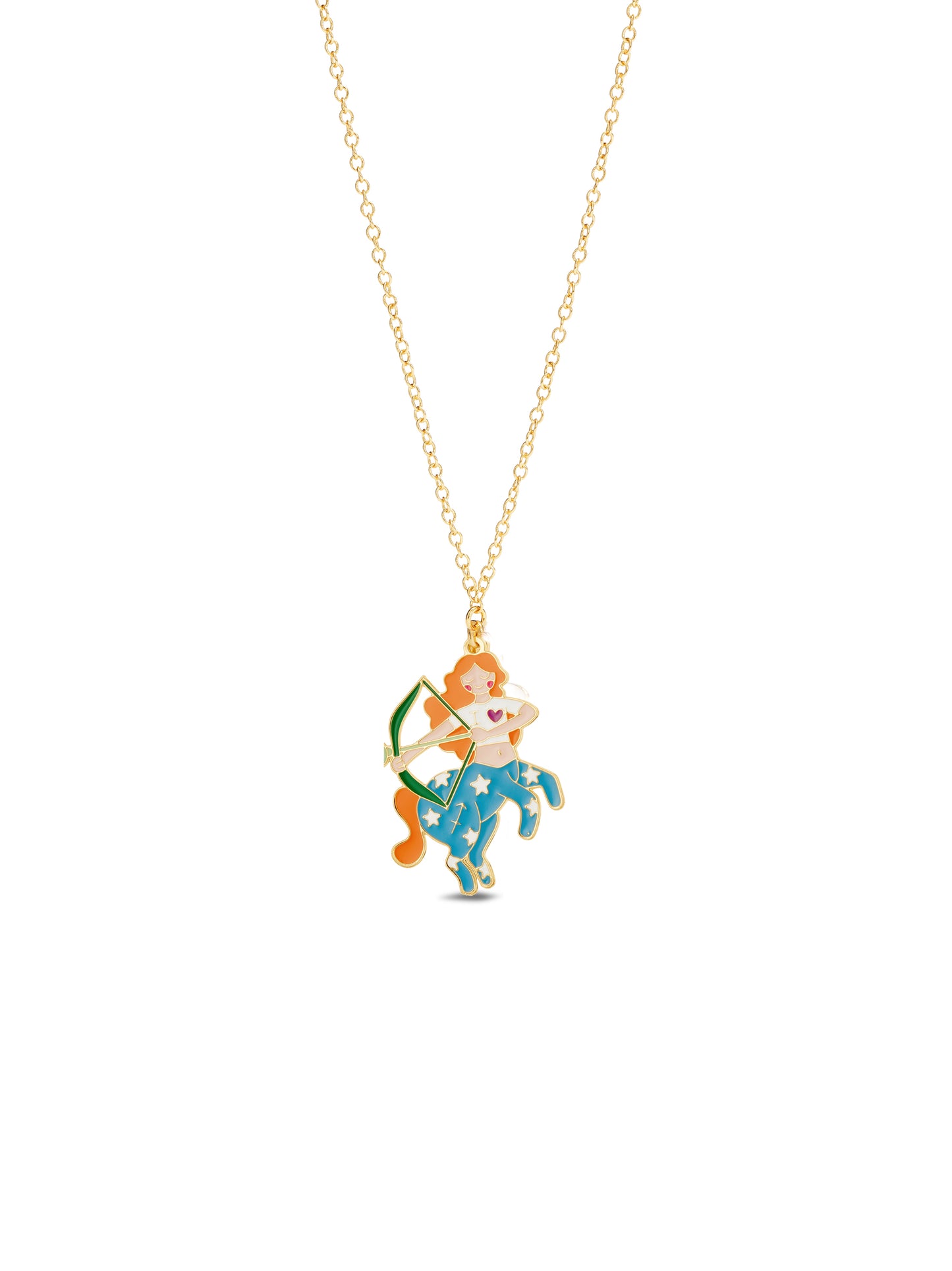 Sagittarius Astrological Sign Pendant Necklace | ausa3091