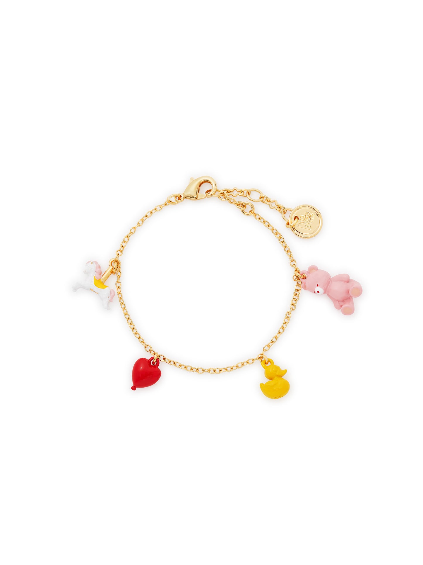Horse, Heart, Duck And Teddy Bear Charm Bracelet | auto2011