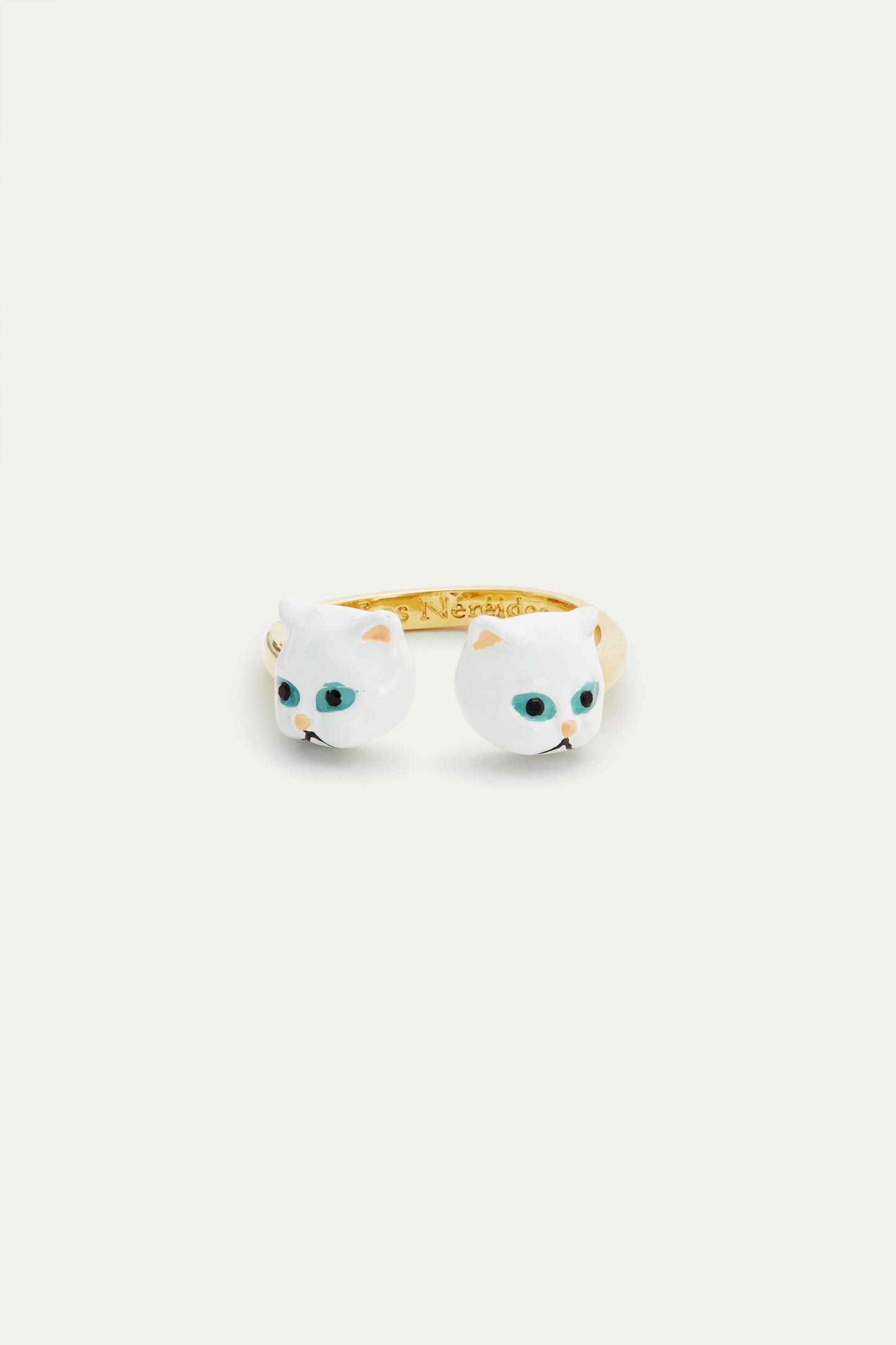White Cats Adjustable Ring | AVLA6021