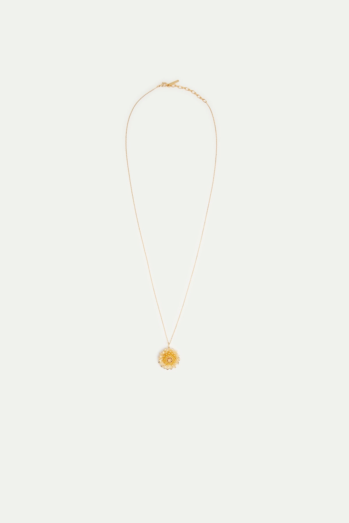 Fine Pendant Necklace With Gold Dandelion | AVNF3091