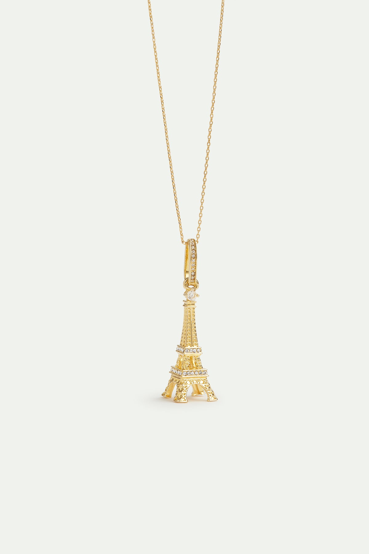 Golden Eiffel Tower Pendant, Ingenuity And Ambition | avpe4011