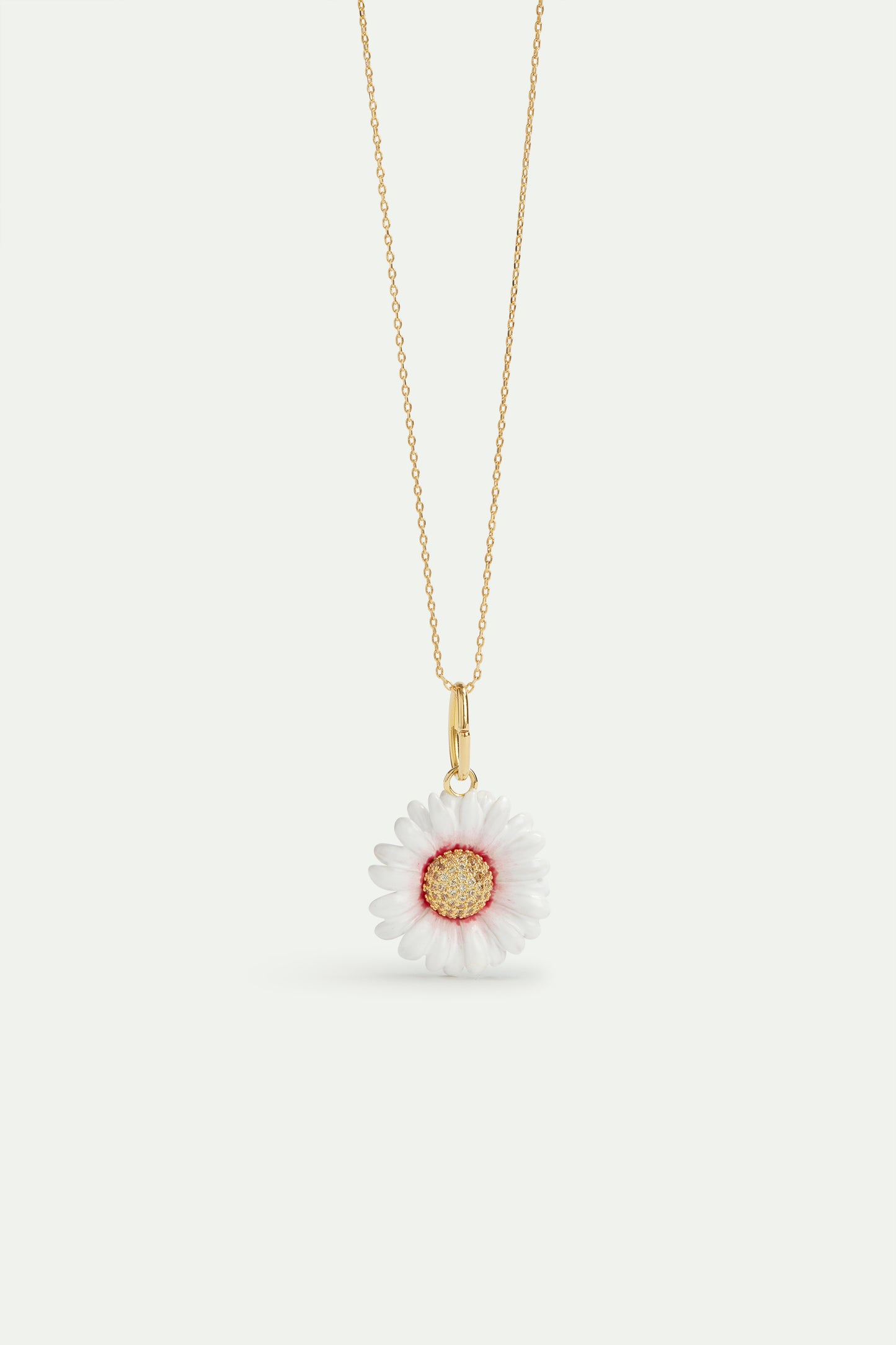 White Daisy Flower Pendant | avpe4081